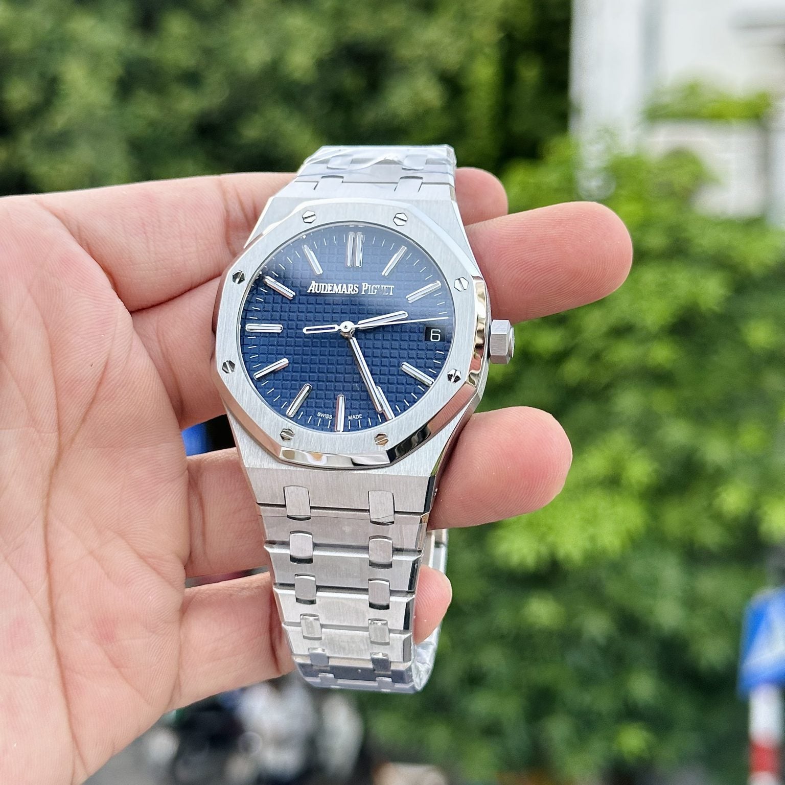 Audemars Piguet 15510ST à Cadran Bleu 41 mm