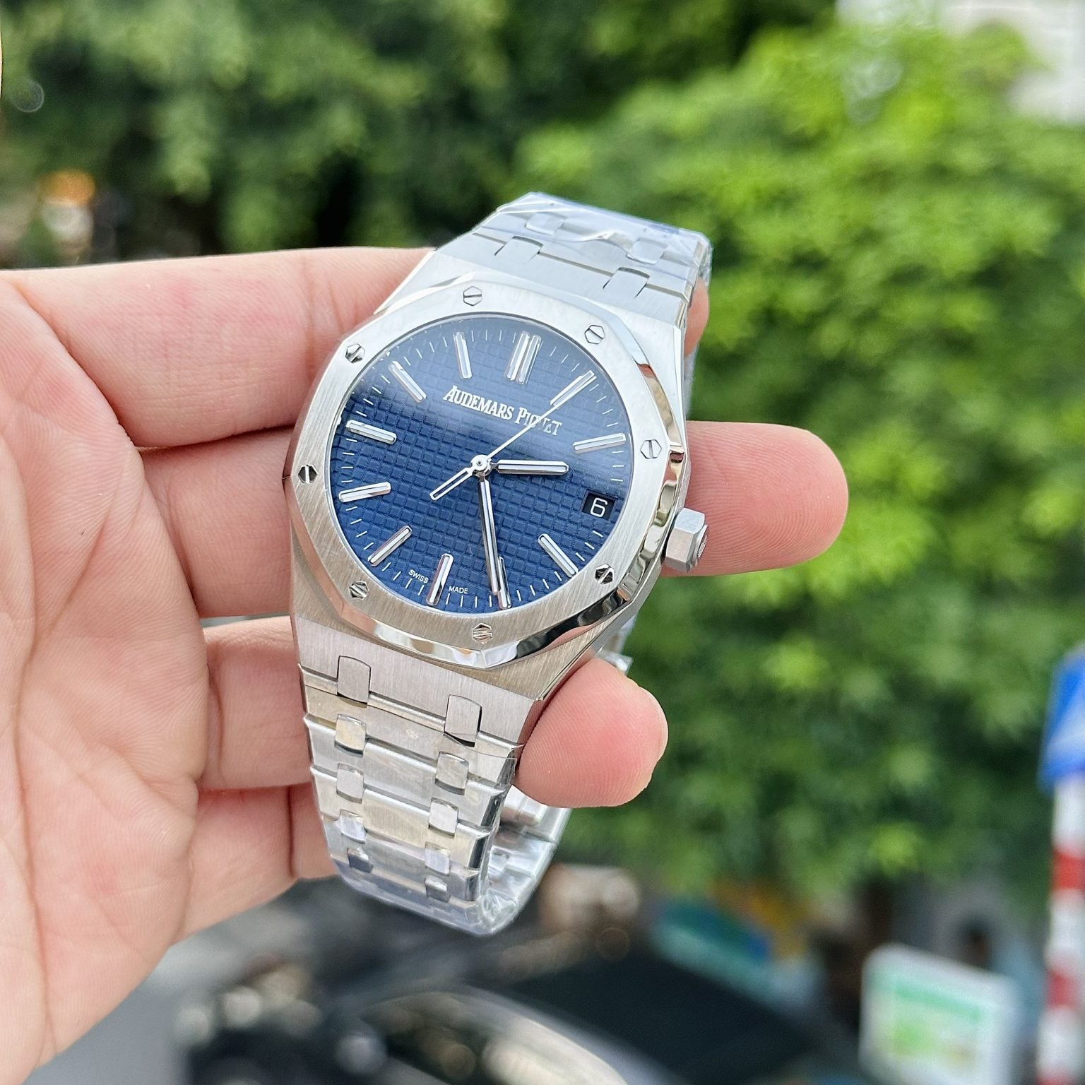 Audemars Piguet 15510ST à Cadran Bleu 41 mm