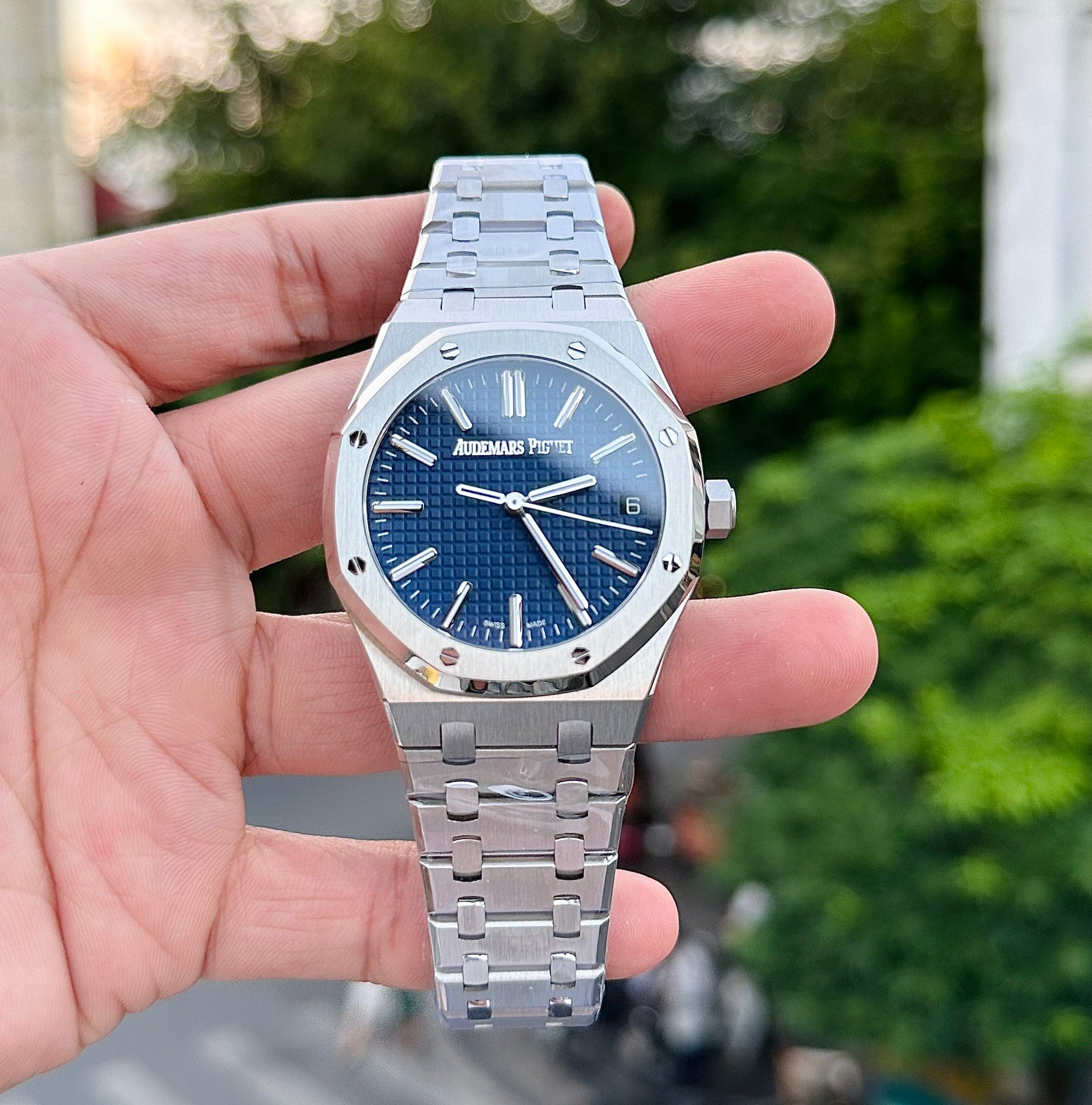 Audemars Piguet 15510ST à Cadran Bleu 41 mm