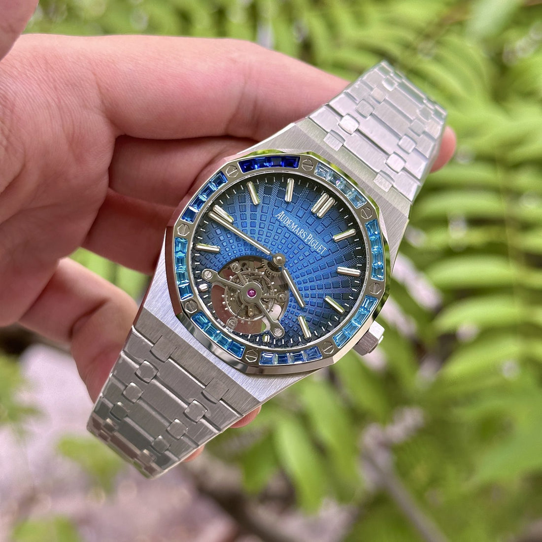 Audemars Piguet Royal Oak 26521TI Tourbillon Cadran Bleu Vif 41 mm