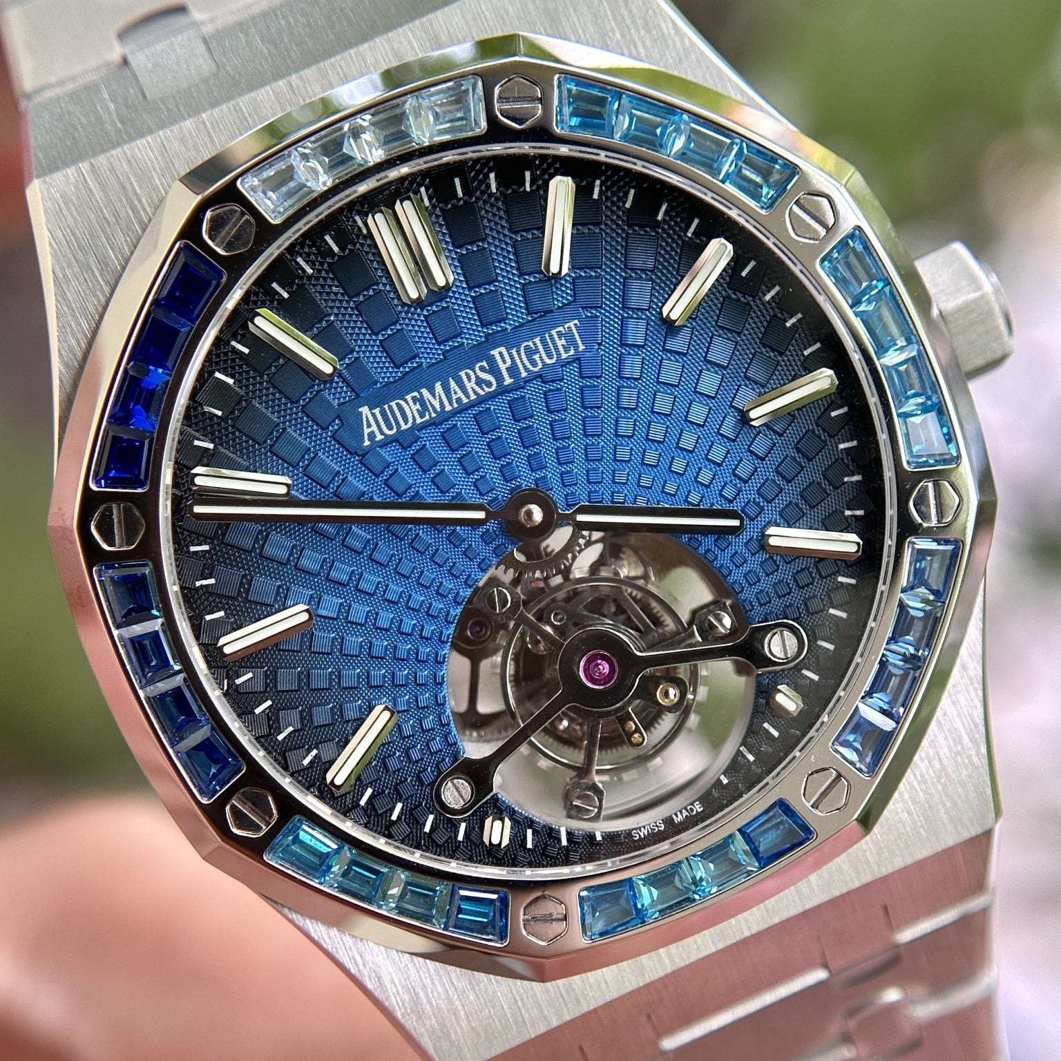 Audemars Piguet Royal Oak 26521TI Tourbillon Cadran Bleu Vif 41 mm