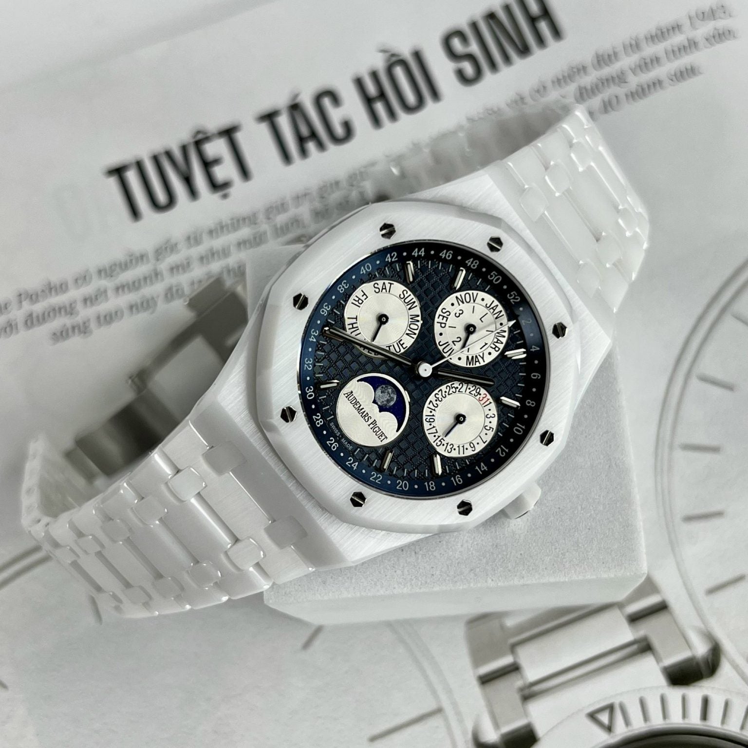 Audemars Piguet Royal Oak 26579CB en Céramique Blanche 41 mm