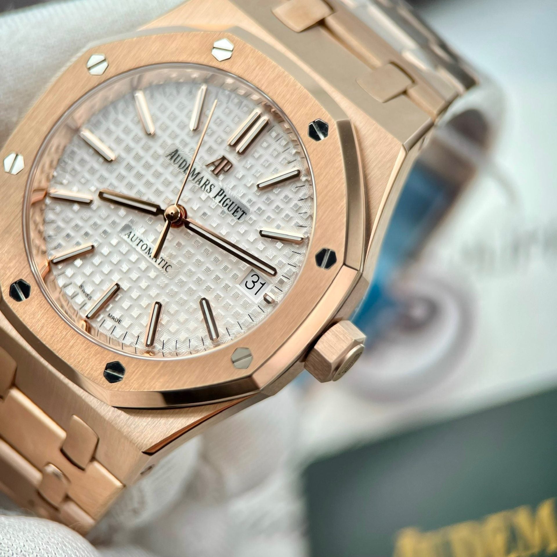 Audemars Piguet Royal Oak 15450 Or blanc IP Factory 37 mm