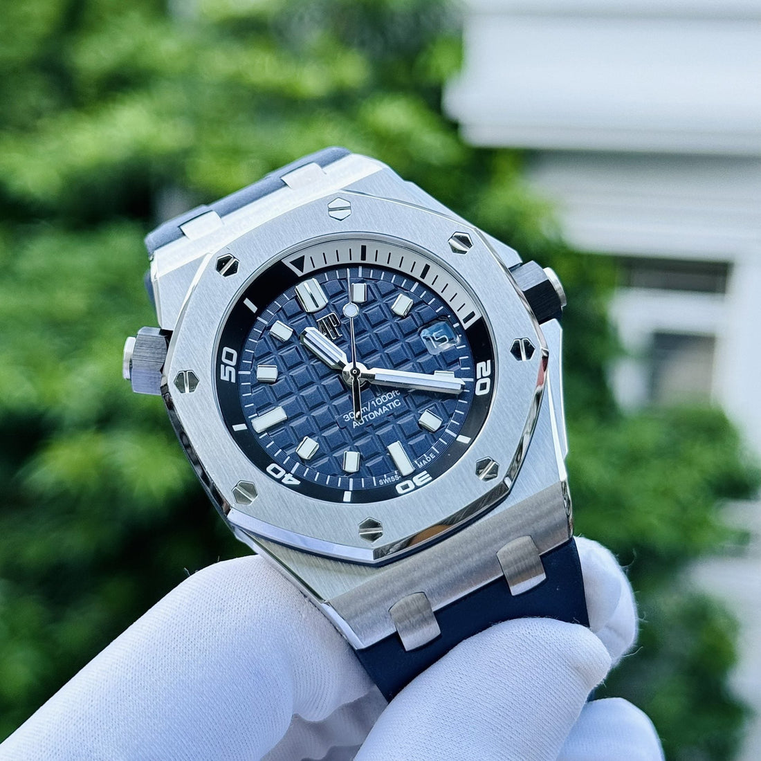 Audemars Piguet Royal Oak 15720ST Cadran Bleu IP Factory 41 mm