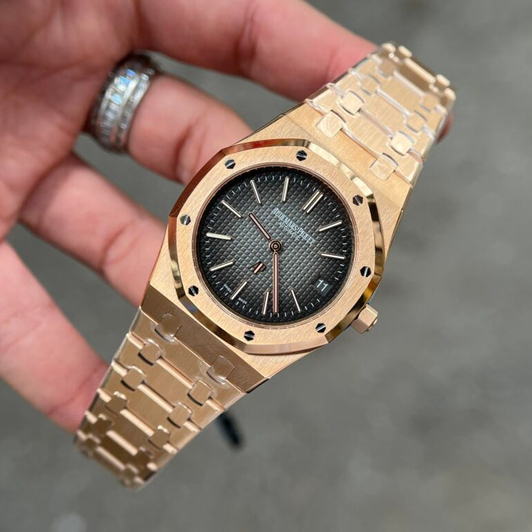 Audemars Piguet Royal Oak 15202OR Jumbo Cadran Gris 39 mm