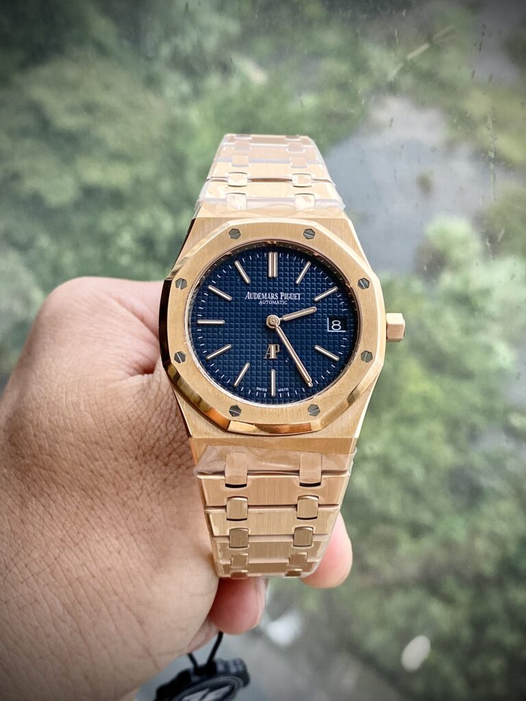 Audemars Piguet Royal Oak 15202OR Jumbo Cadran Bleu ZF Factory 39 mm