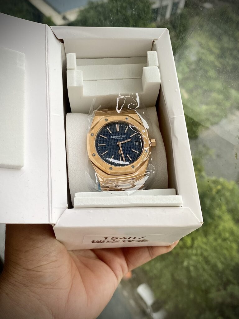 Audemars Piguet Royal Oak 15202OR Jumbo Cadran Bleu ZF Factory 39 mm