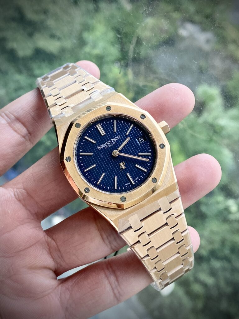Audemars Piguet Royal Oak 15202OR Jumbo Cadran Bleu ZF Factory 39 mm