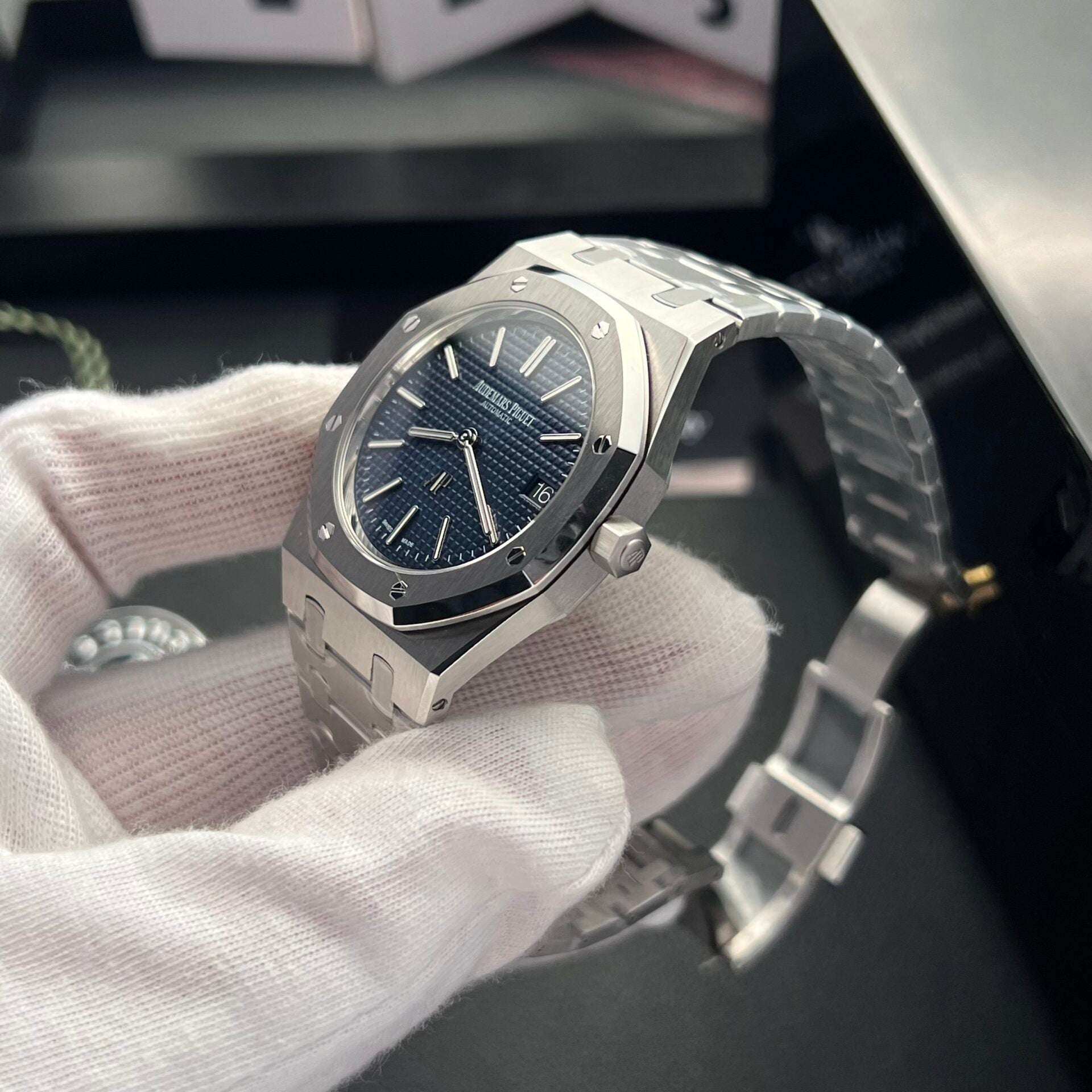 Audemars Piguet Royal Oak 16202ST Cadran Bleu ZF Factory 39 mm