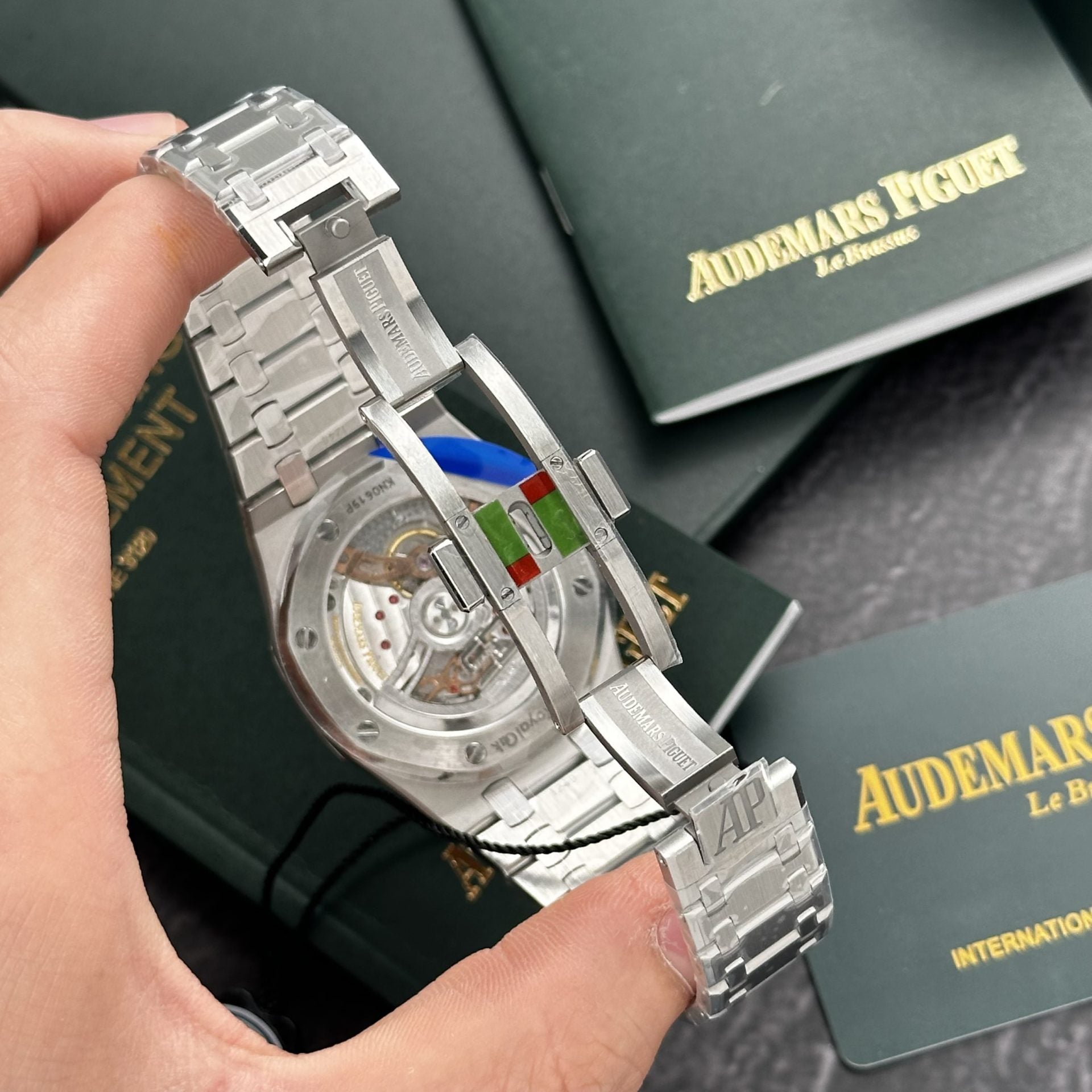 Audemars Piguet Royal Oak Jumbo Extra-Thin 15202ST Cadran Bleu 39 mm