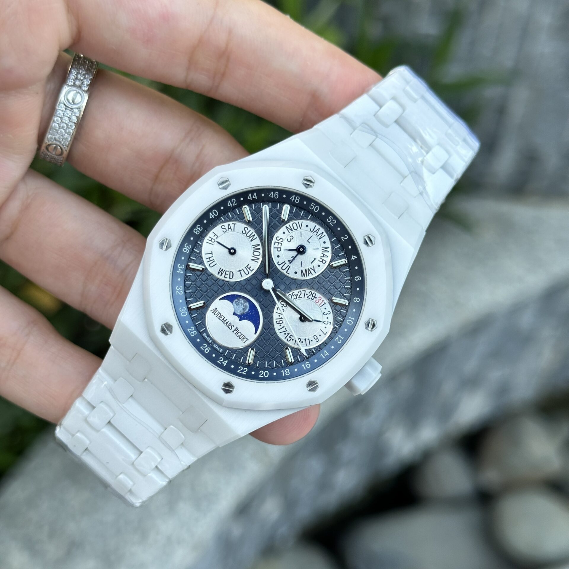 Audemars Piguet Royal Oak Quantième Perpétuel 26579CB Céramique Blanche 42 mm