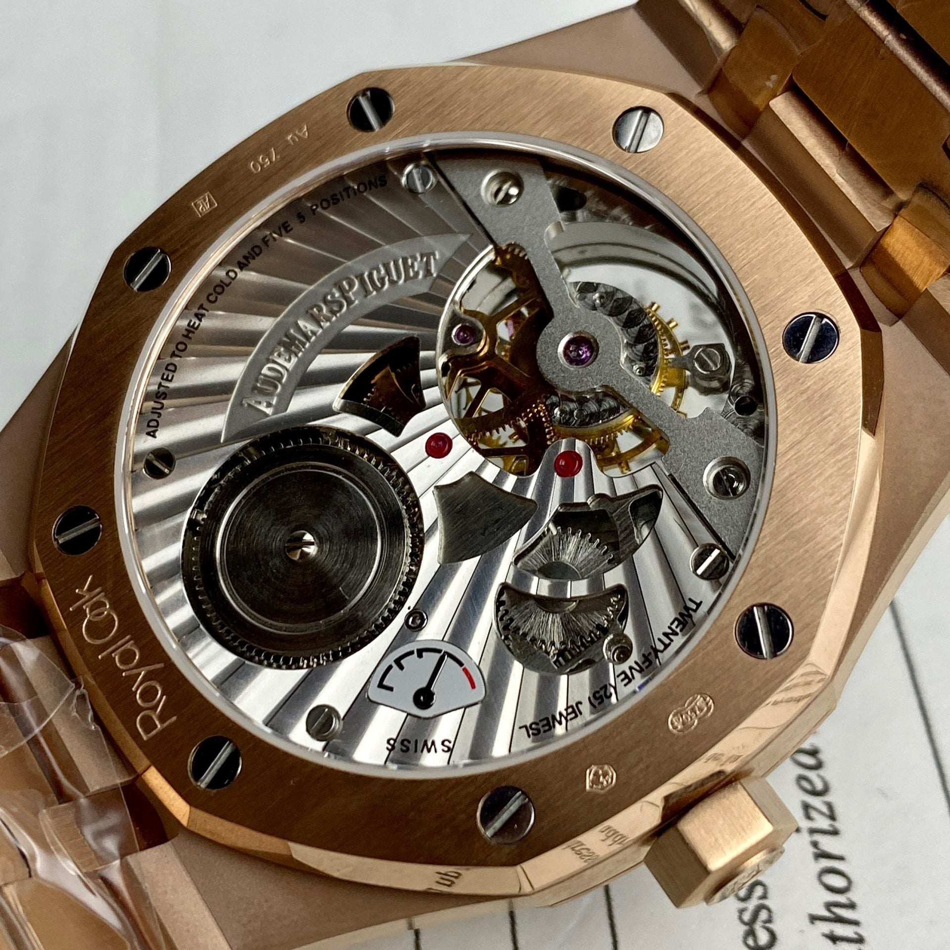Audemars Piguet Royal Oak Tourbillon Or Rose 26522OR Cadran Bleu 41 mm