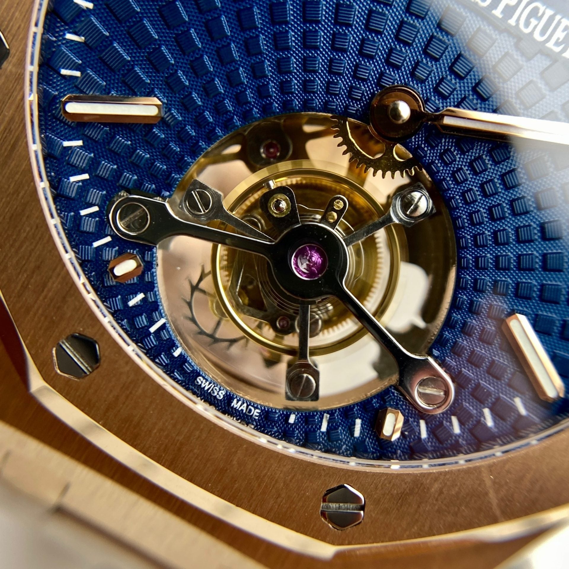 Audemars Piguet Royal Oak Tourbillon Or Rose 26522OR Cadran Bleu 41 mm