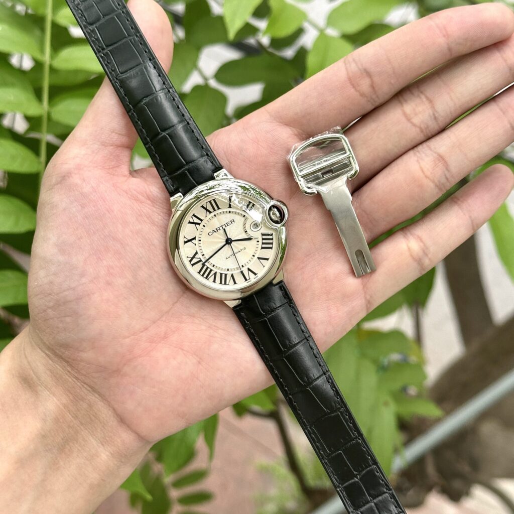Cartier Ballon Bleu Lederarmband 42 mm