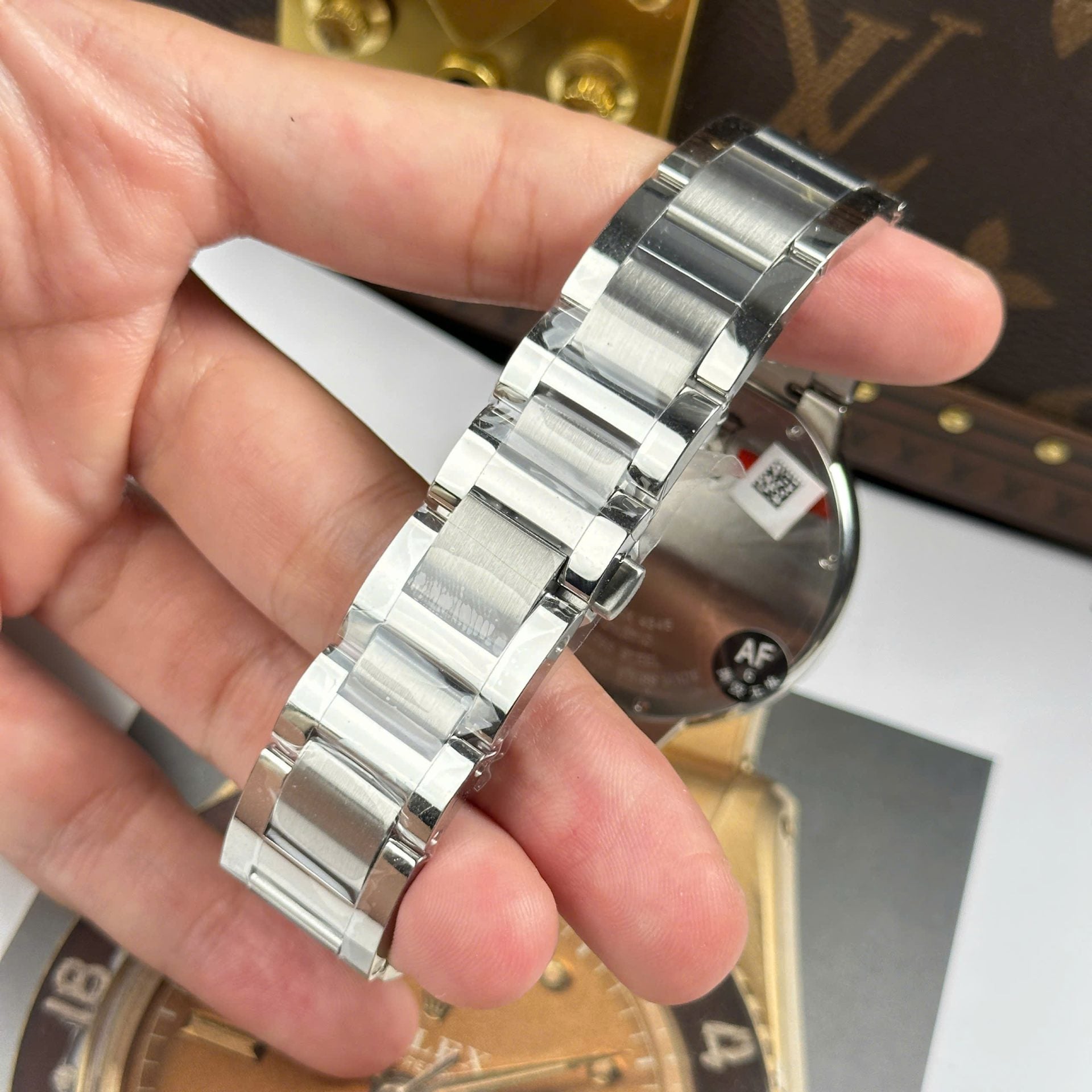 Montre Cartier Ballon Bleu Cadran Vert Fil Métal 40 mm