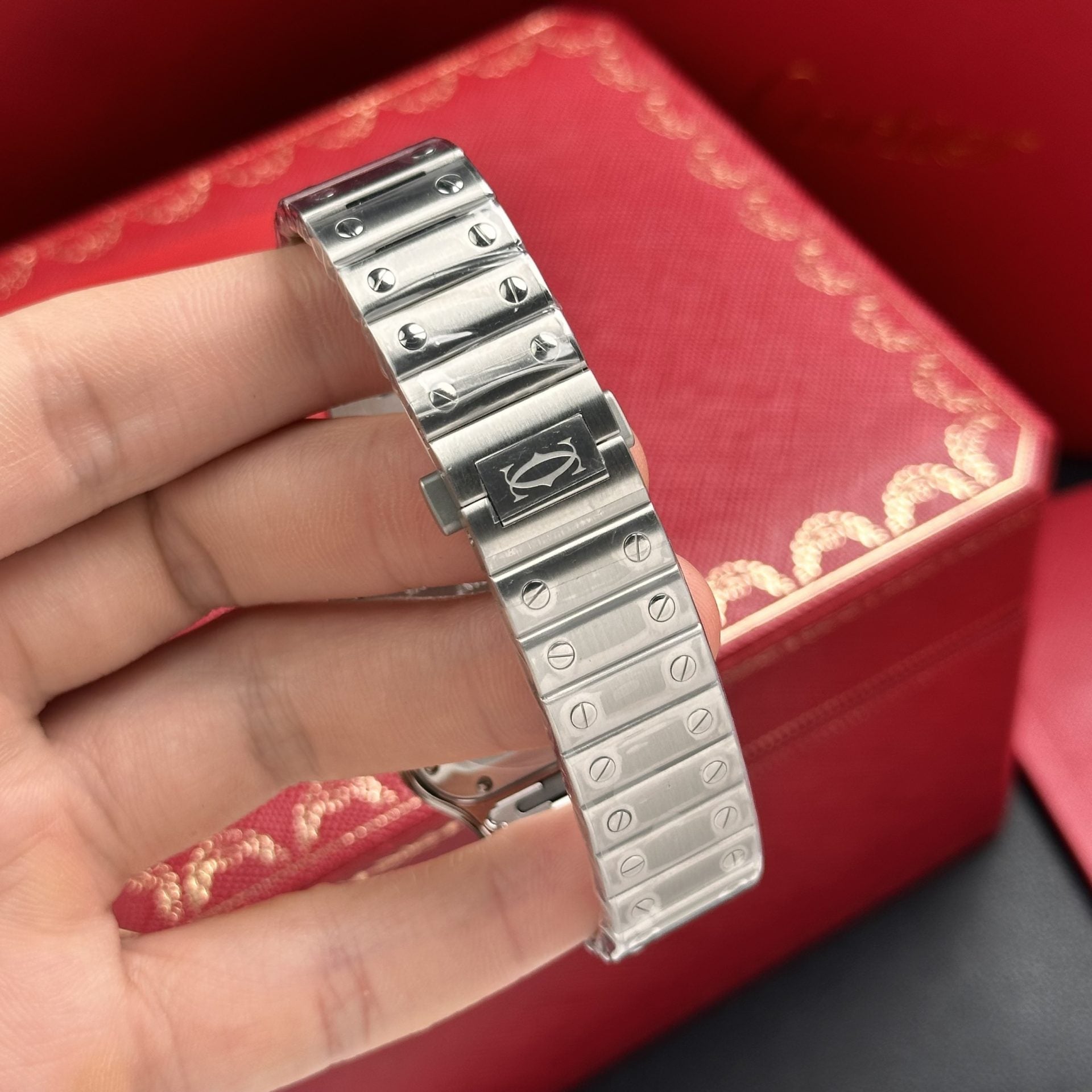 Cartier Santos WSSA0063 Cadran Bleu 35 mm