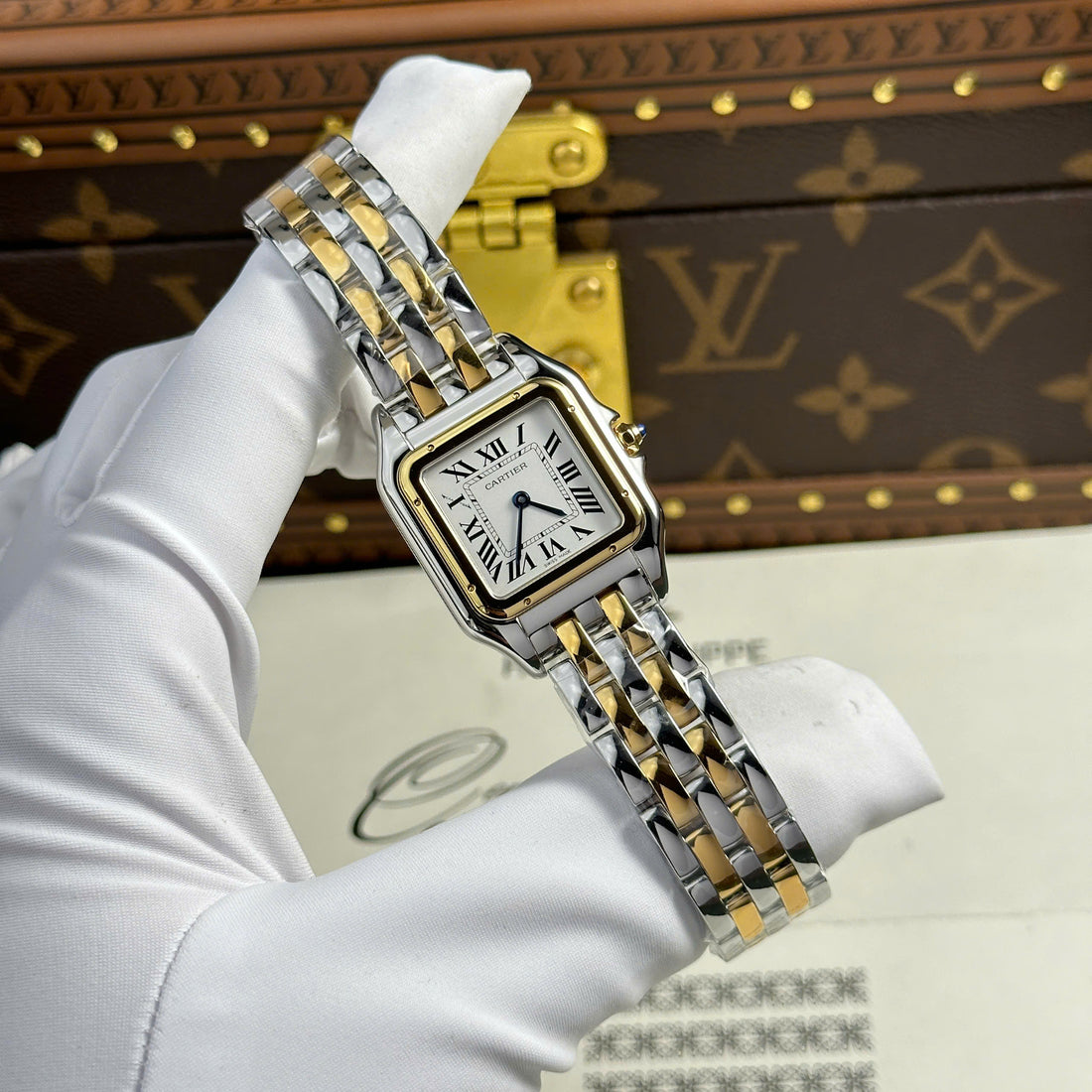 CARTIER PANTHÈRE DE 27 MM - Montre Cartier - Femme - VEM743