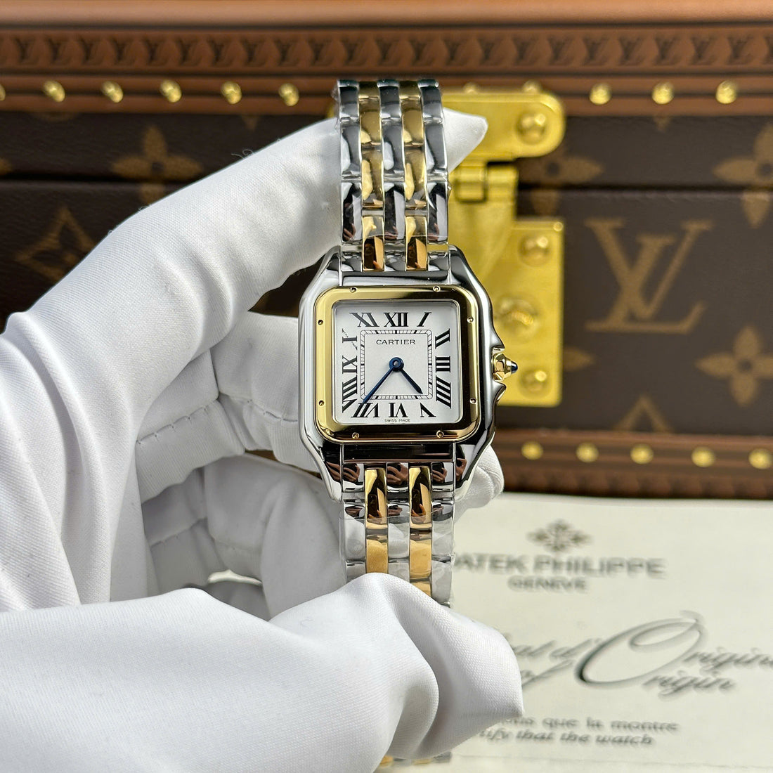 CARTIER PANTHÈRE DE 27 MM - Montre Cartier - Femme - VEM743