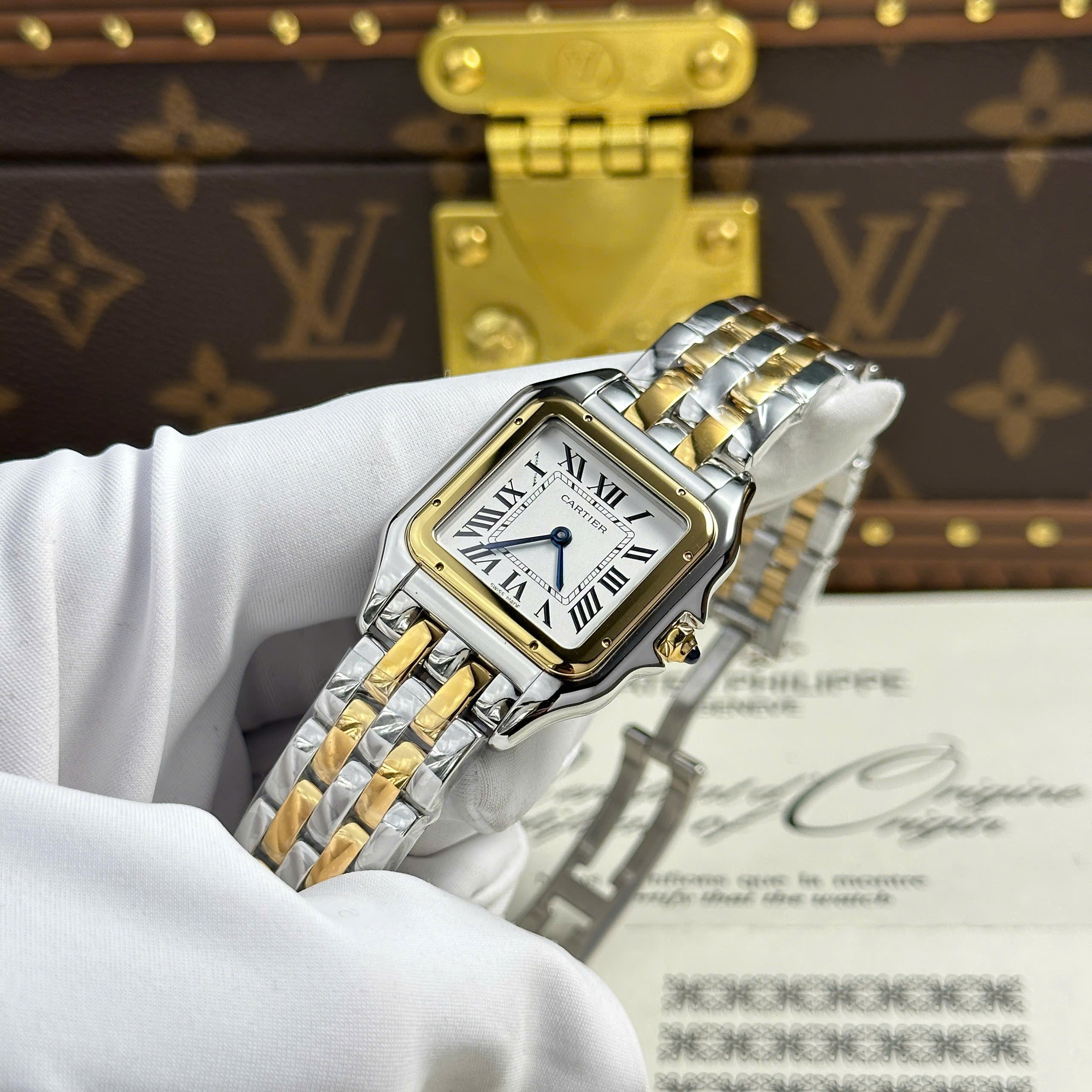 CARTIER PANTHÈRE DE 27 MM - Montre Cartier - Femme - VEM743