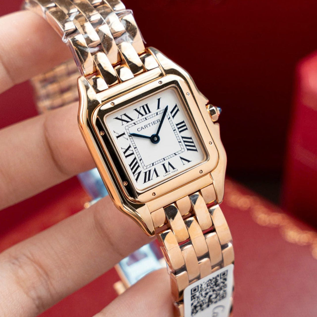 Cartier Panthère W2PN0007 White dial Rose gold 27 x 37 mm