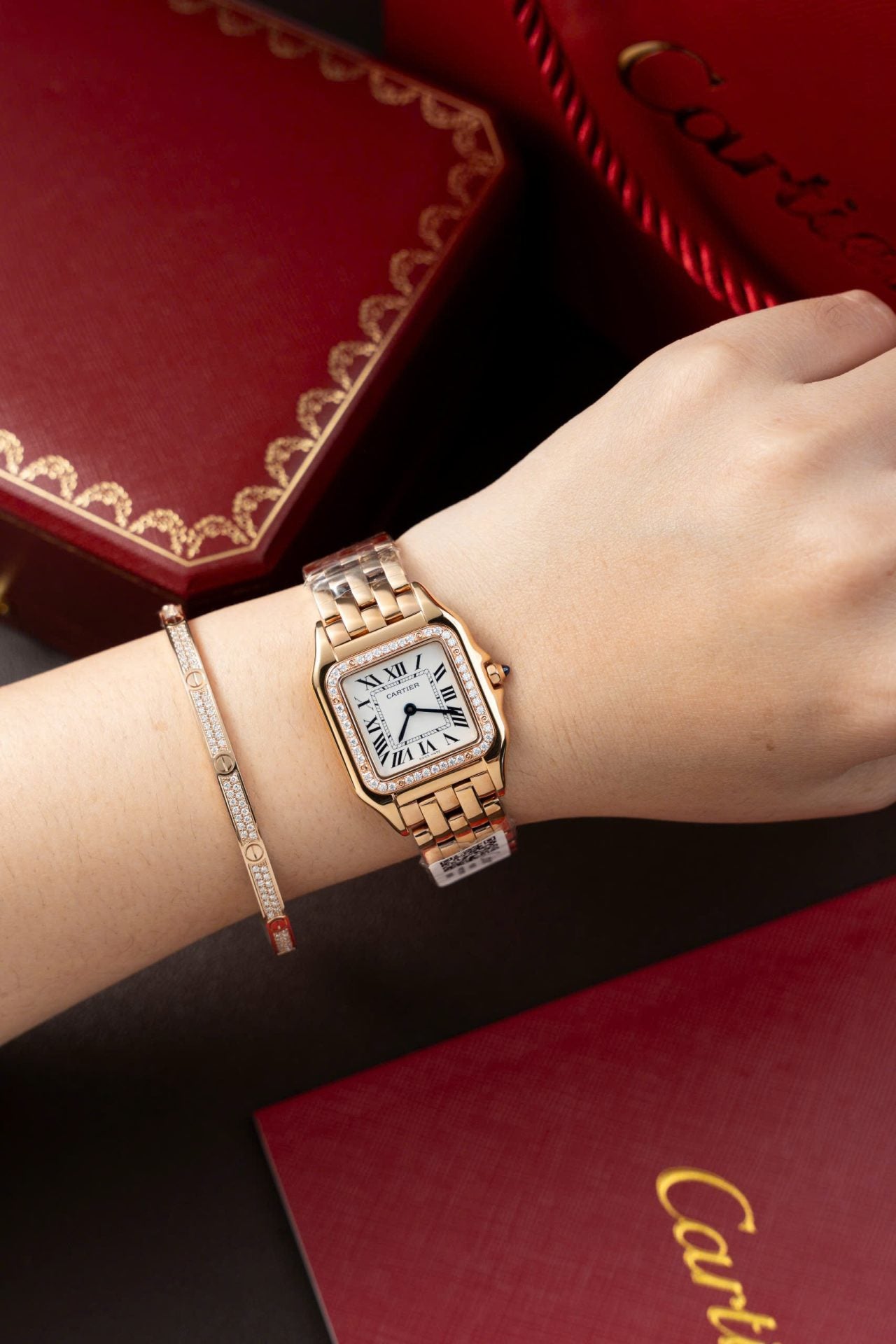 CARTIER PANTHÈRE DE 27 MM - Montre Cartier - Femme - VEM734
