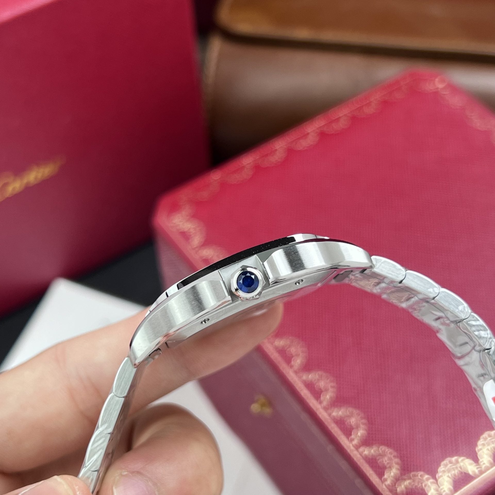 Cartier Santos De Cartier Cadran Vert 39,8 mm