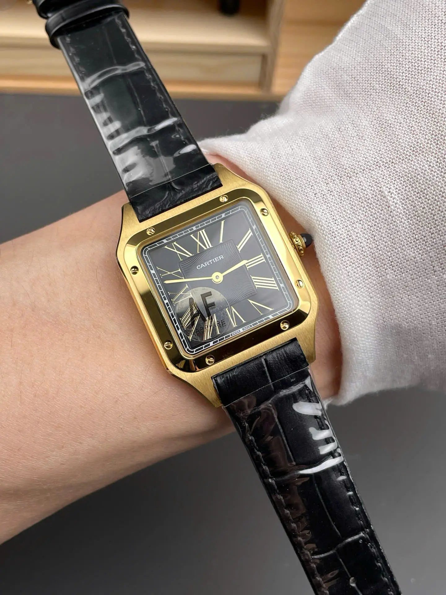 CARTIER SANTOS DUMONT 43,5MM- Montre Cartier - Homme - VEM689