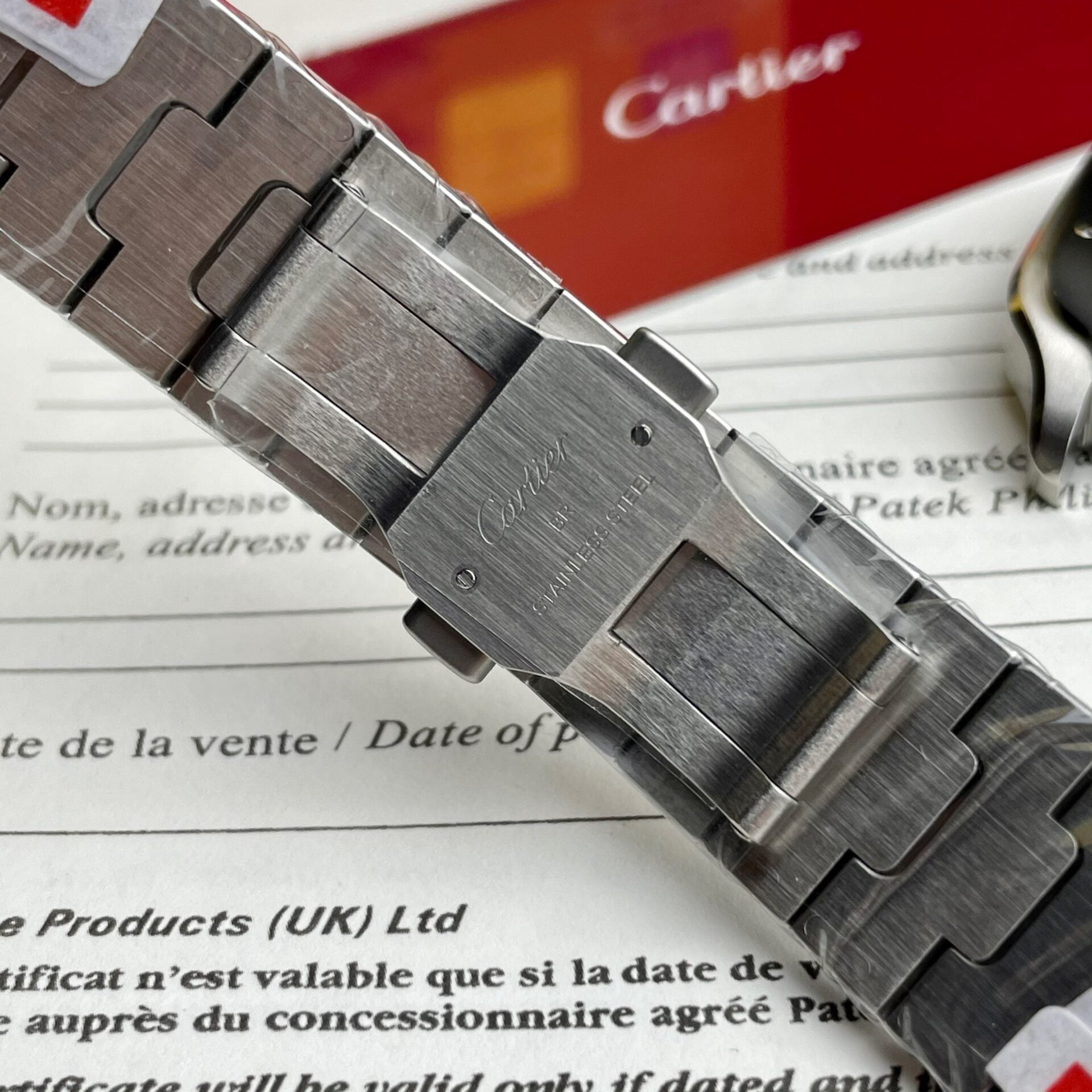 Cartier Santos WSSA0037 Cadran Gris 39,8 mm