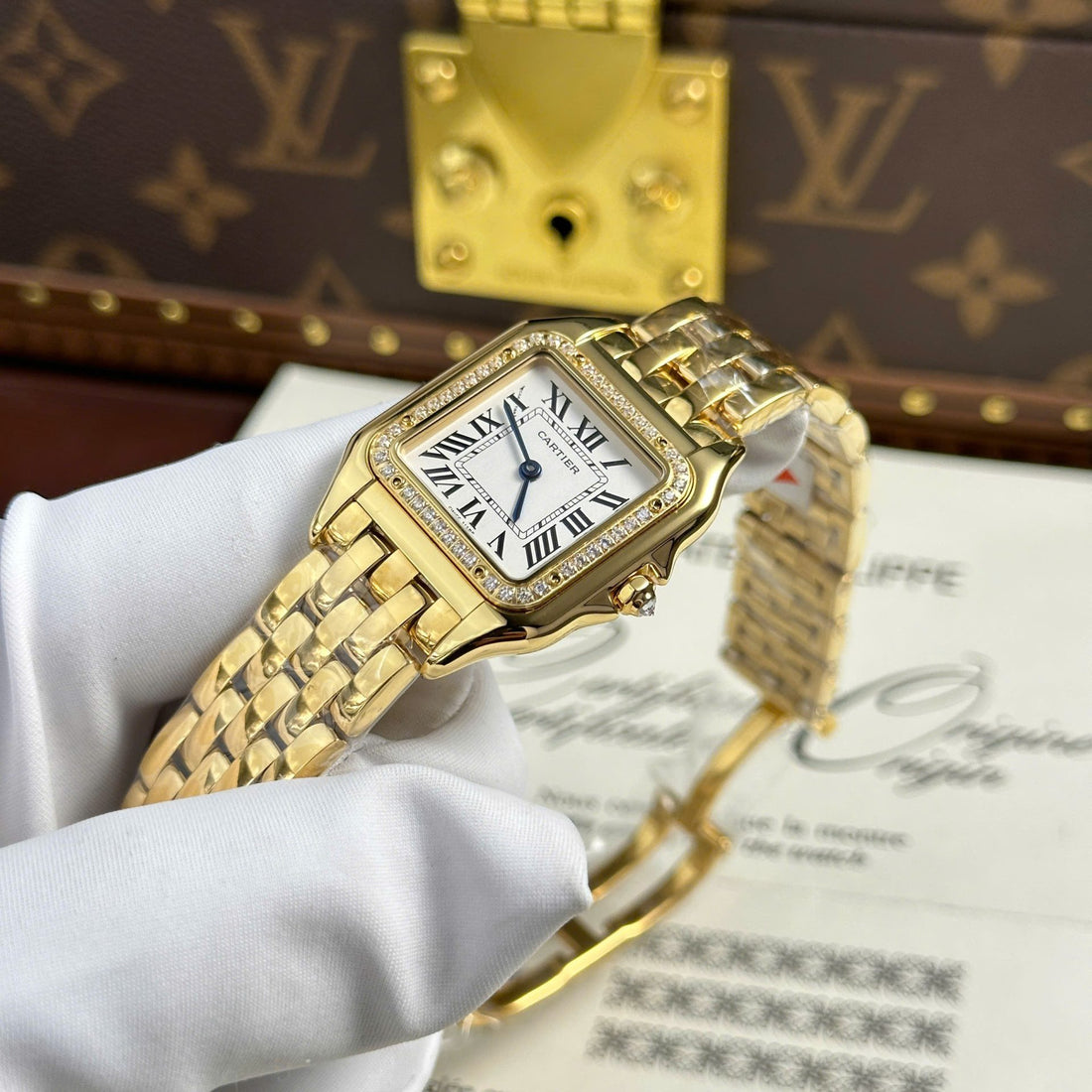 CARTIER PANTHÈRE DE 22 MM - Montre Cartier - Femme - VEM736