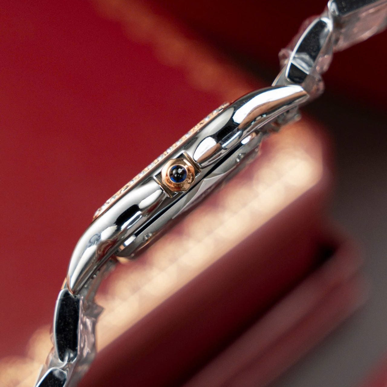 Cartier Panthère WSPN007 Demi-Or Rose Diamants Moissanite Hong Kong 27x37mm