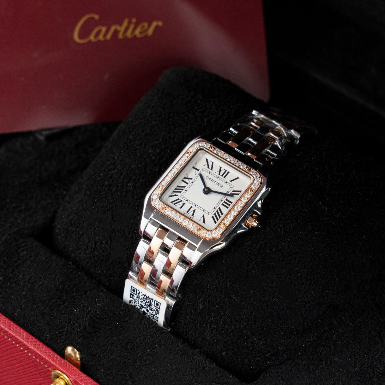 Cartier Panthère WSPN007 Demi-Or Rose Diamants Moissanite Hong Kong 27x37mm