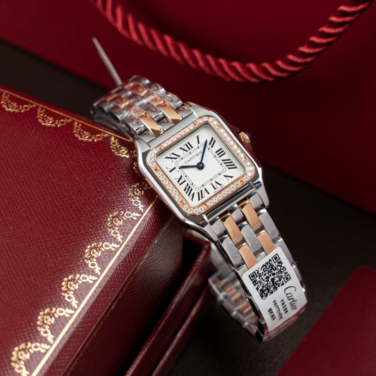 Cartier Panthère WSPN007 Demi-Or Rose Diamants Moissanite Hong Kong 27x37mm