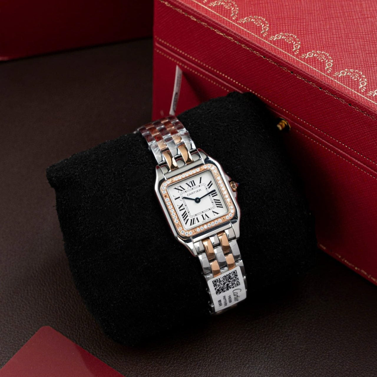 Cartier Panthère WSPN007 Demi-Or Rose Diamants Moissanite Hong Kong 27x37mm