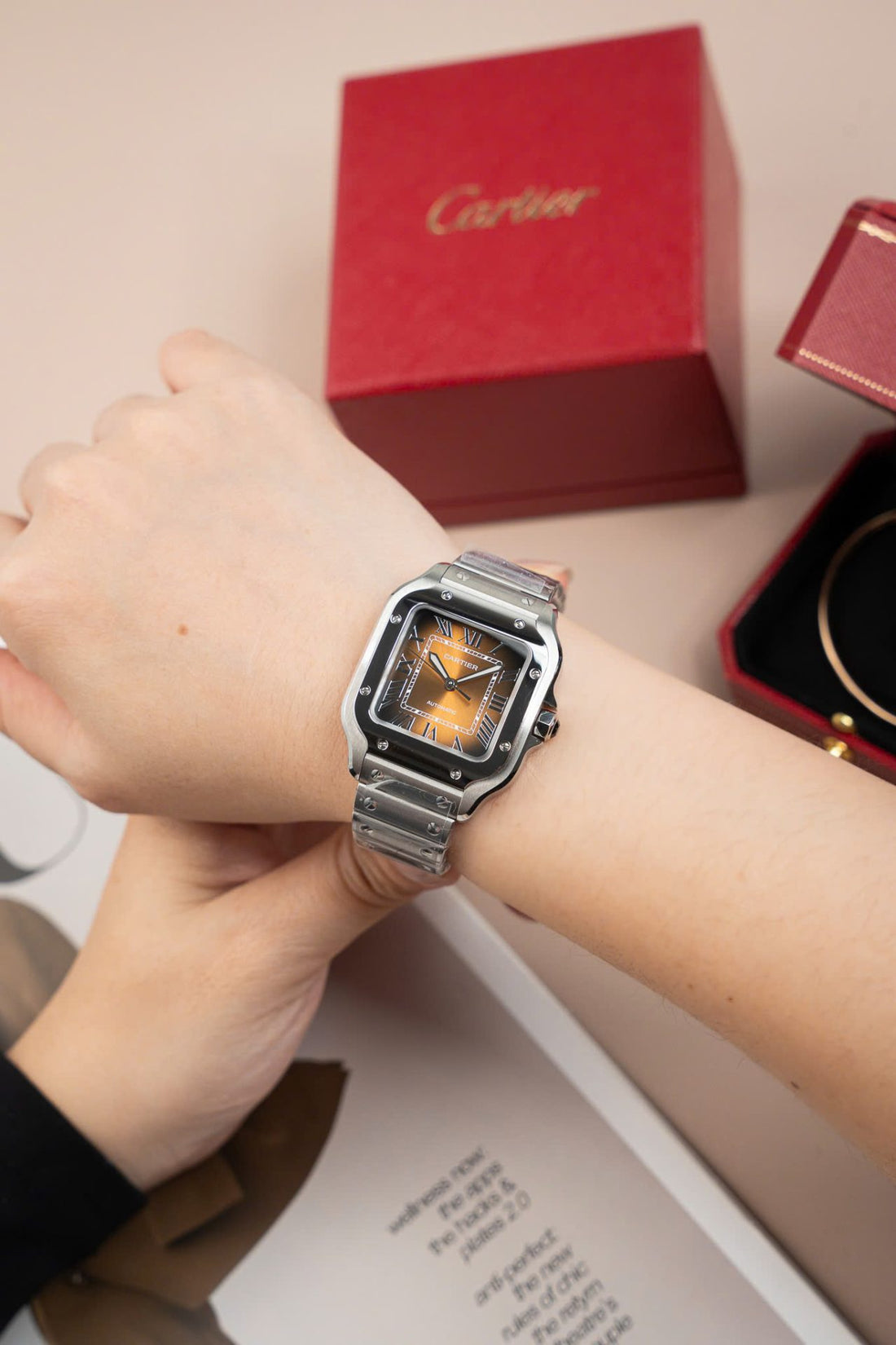 CARTIER SANTOS DE 35 MM - Montre Cartier - Femme - VEM722