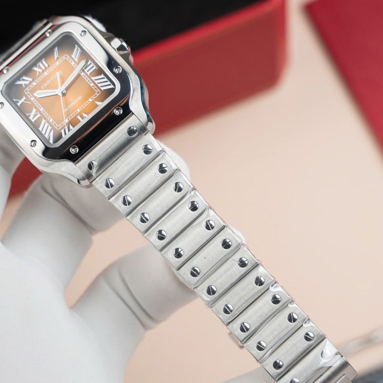 Cartier Santos WSA0065 Cadran Marron 35 mm