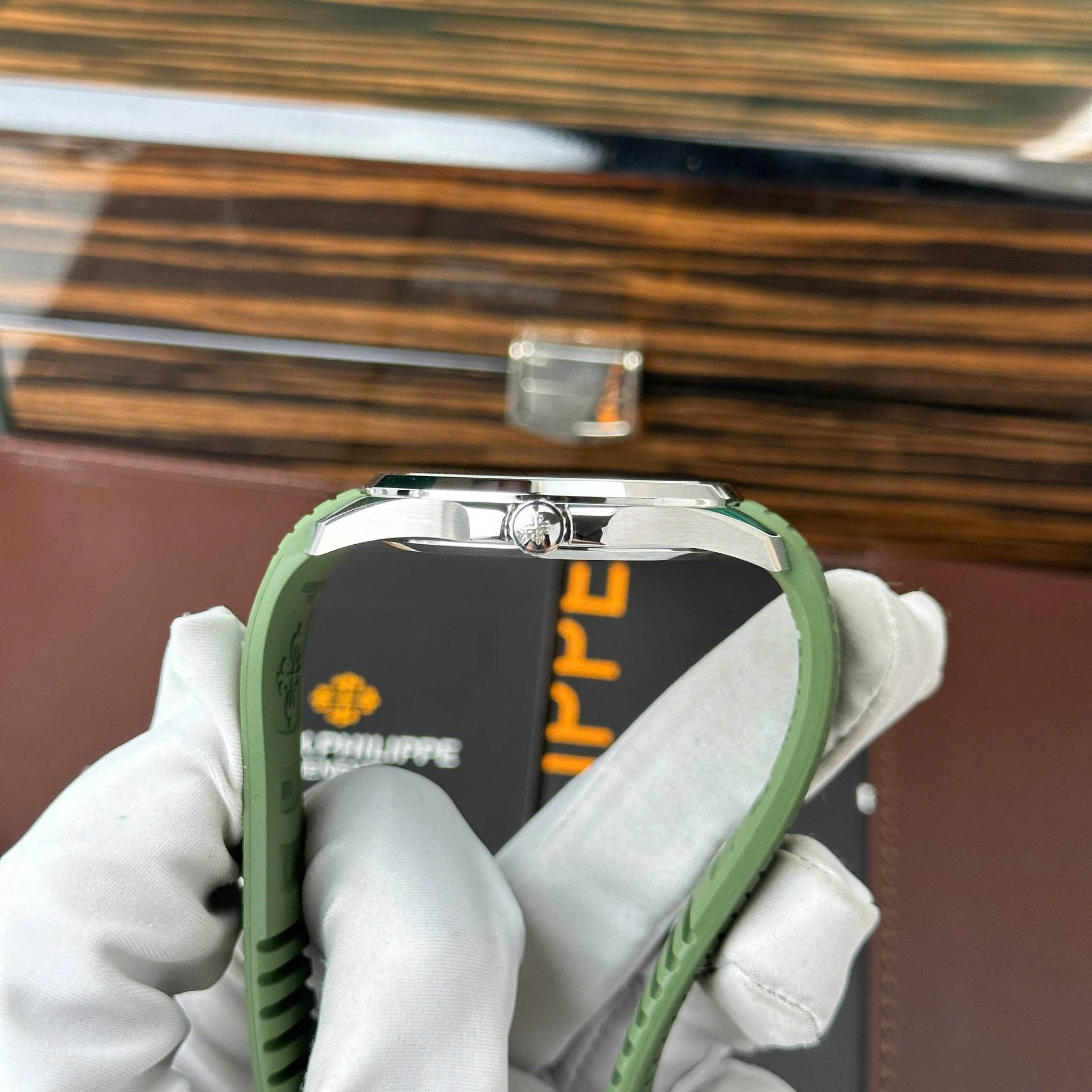 Patek Philippe Réplique Montre Aquanaut 5168 Vert 3K Factory 42,2 mm