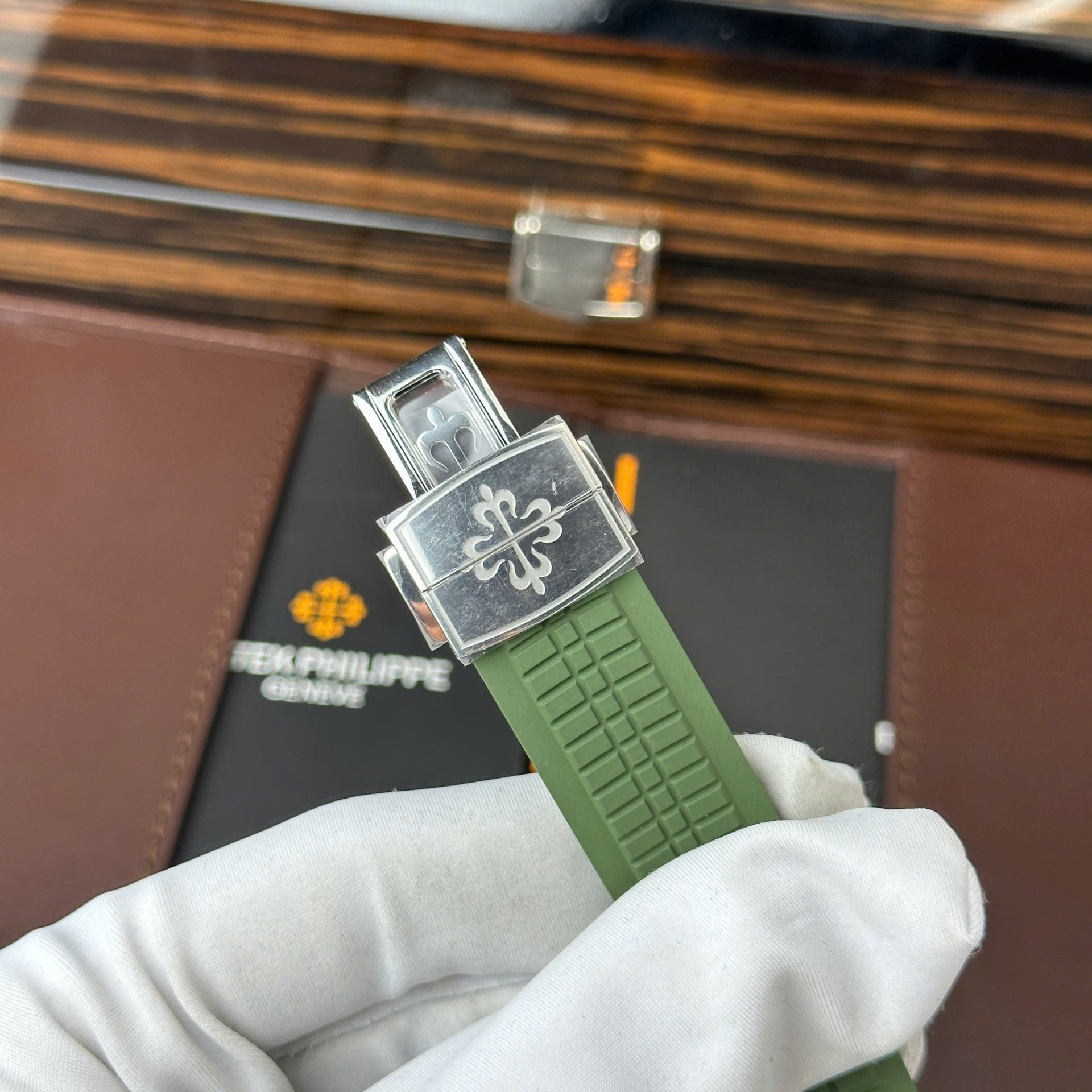 Patek Philippe Réplique Montre Aquanaut 5168 Vert 3K Factory 42,2 mm