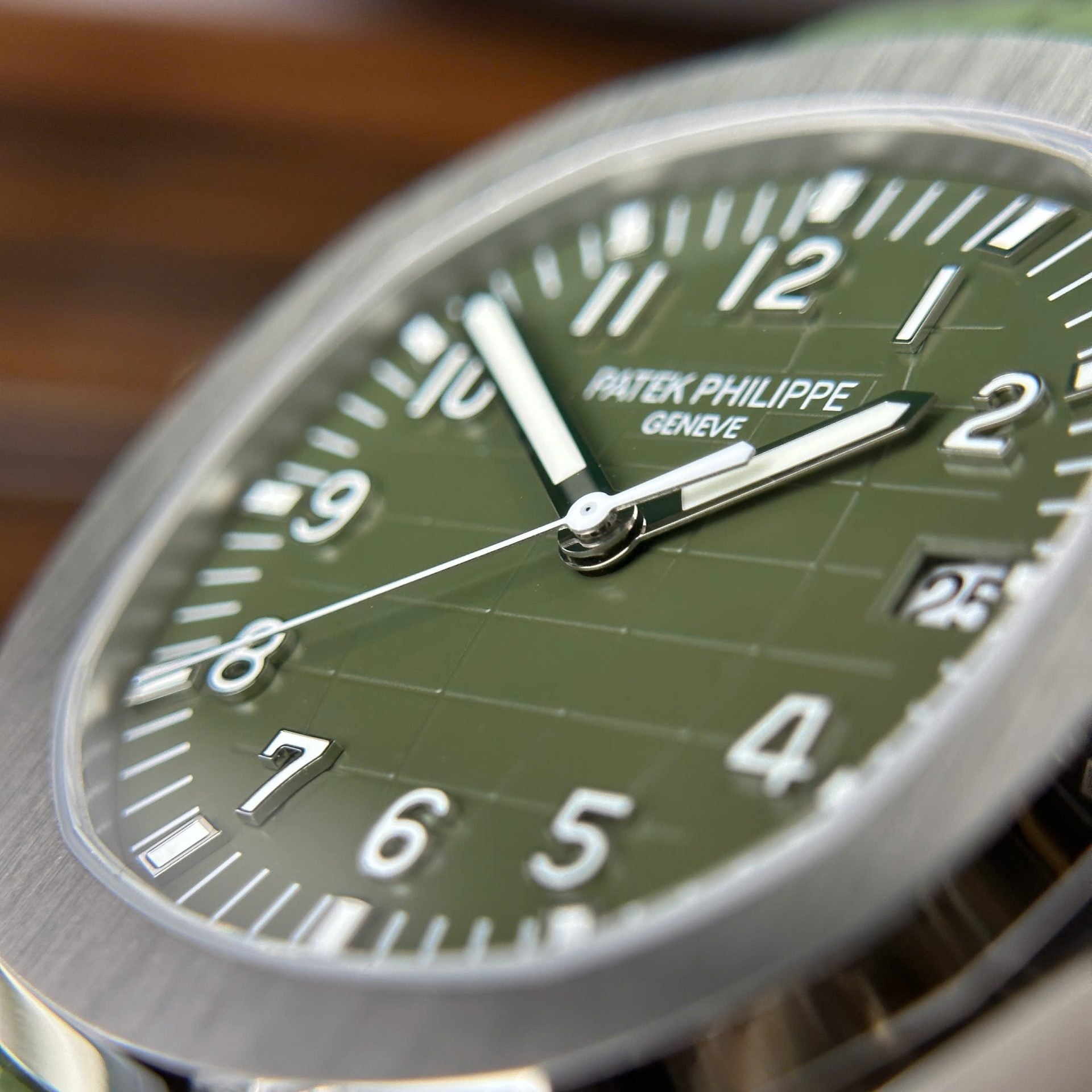 Patek Philippe Réplique Montre Aquanaut 5168 Vert 3K Factory 42,2 mm
