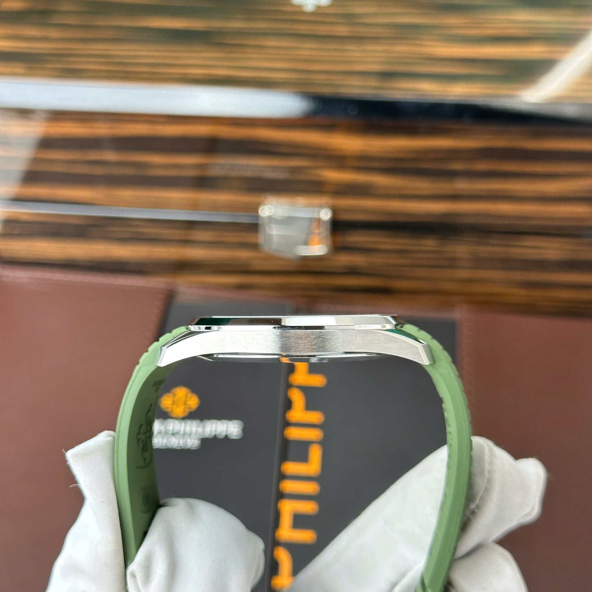 Patek Philippe Réplique Montre Aquanaut 5168 Vert 3K Factory 42,2 mm