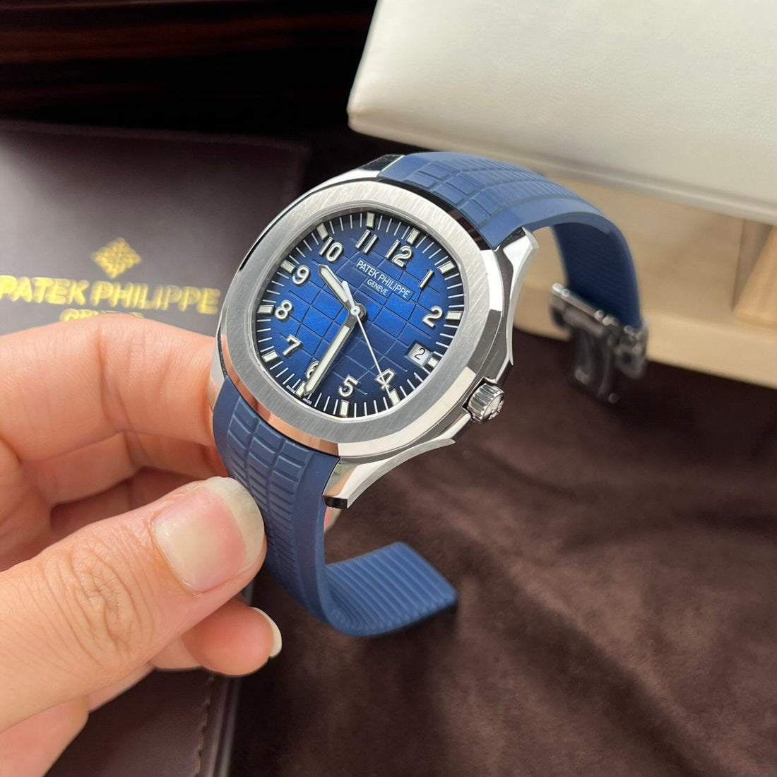 Patek Philippe Aquanaut 5168G Cadran Bleu 3K Factory 42mm