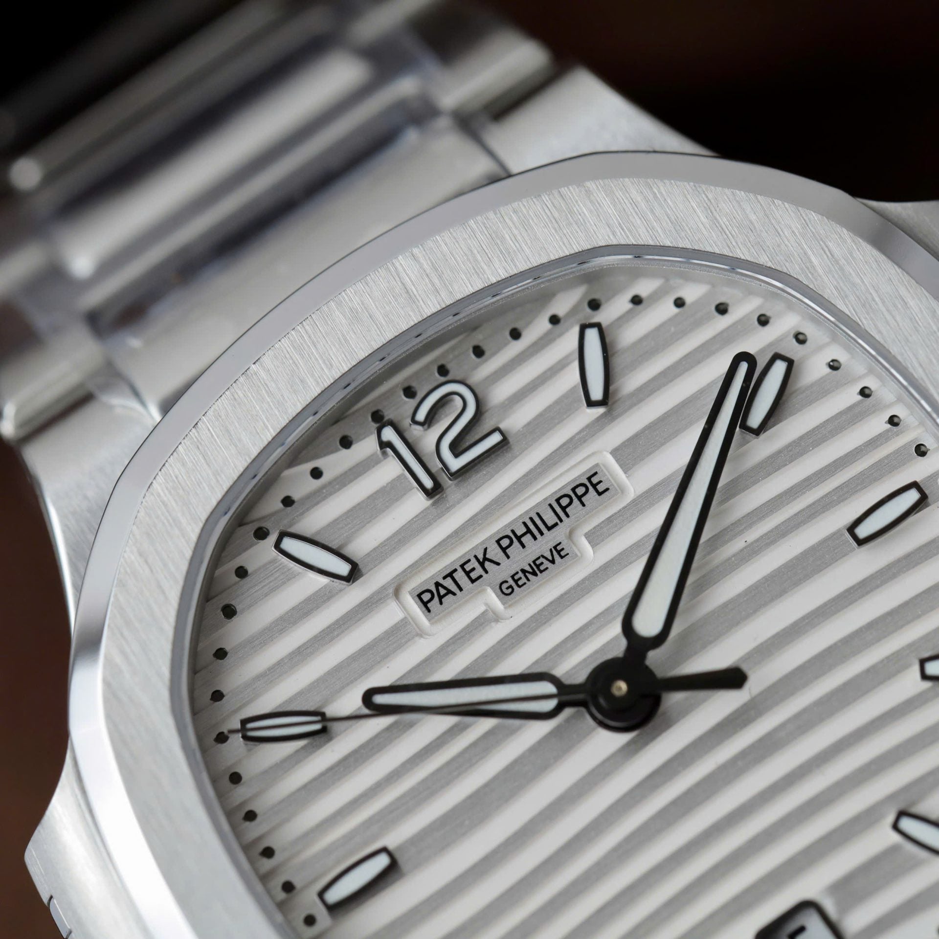 Montres Patek Philippe Nautilus 7118, imitation, cadran blanc, 3K, 35,2 mm
