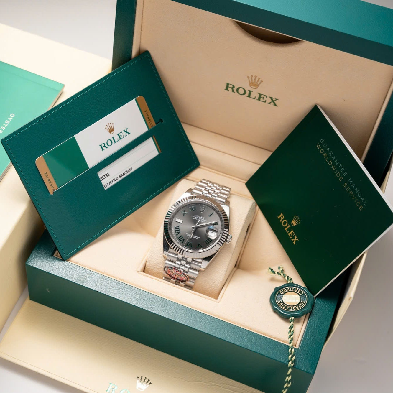Rolex DateJust 126334 Cadran Wimbledon 41mm