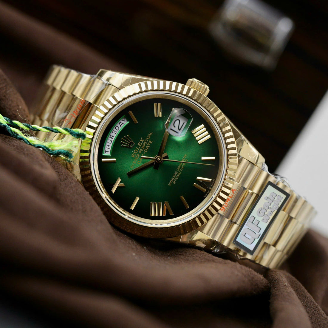 Rolex Day-Date 228236 Cadran vert ombré 40mm