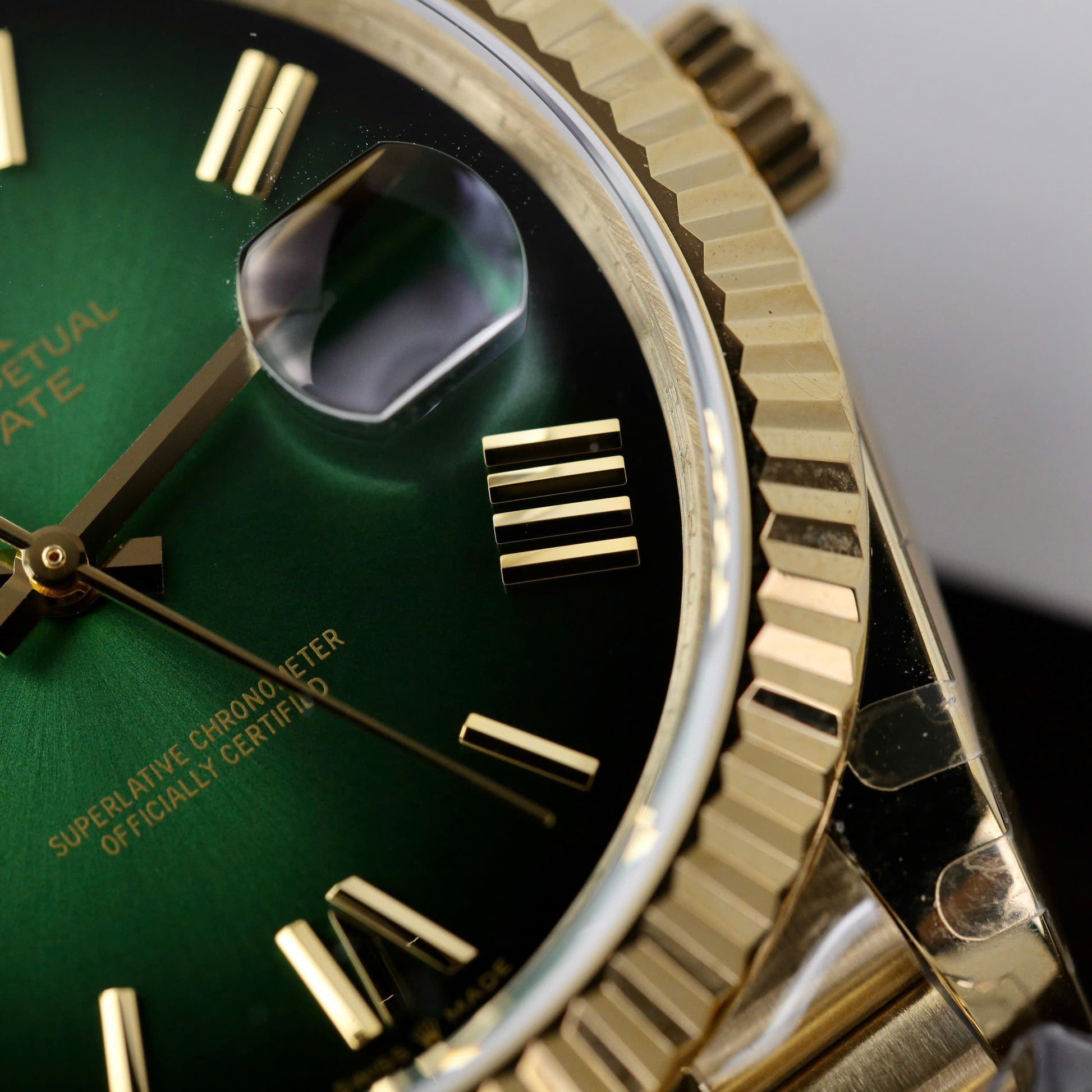Rolex Day-Date 228236 Cadran vert ombré 40mm