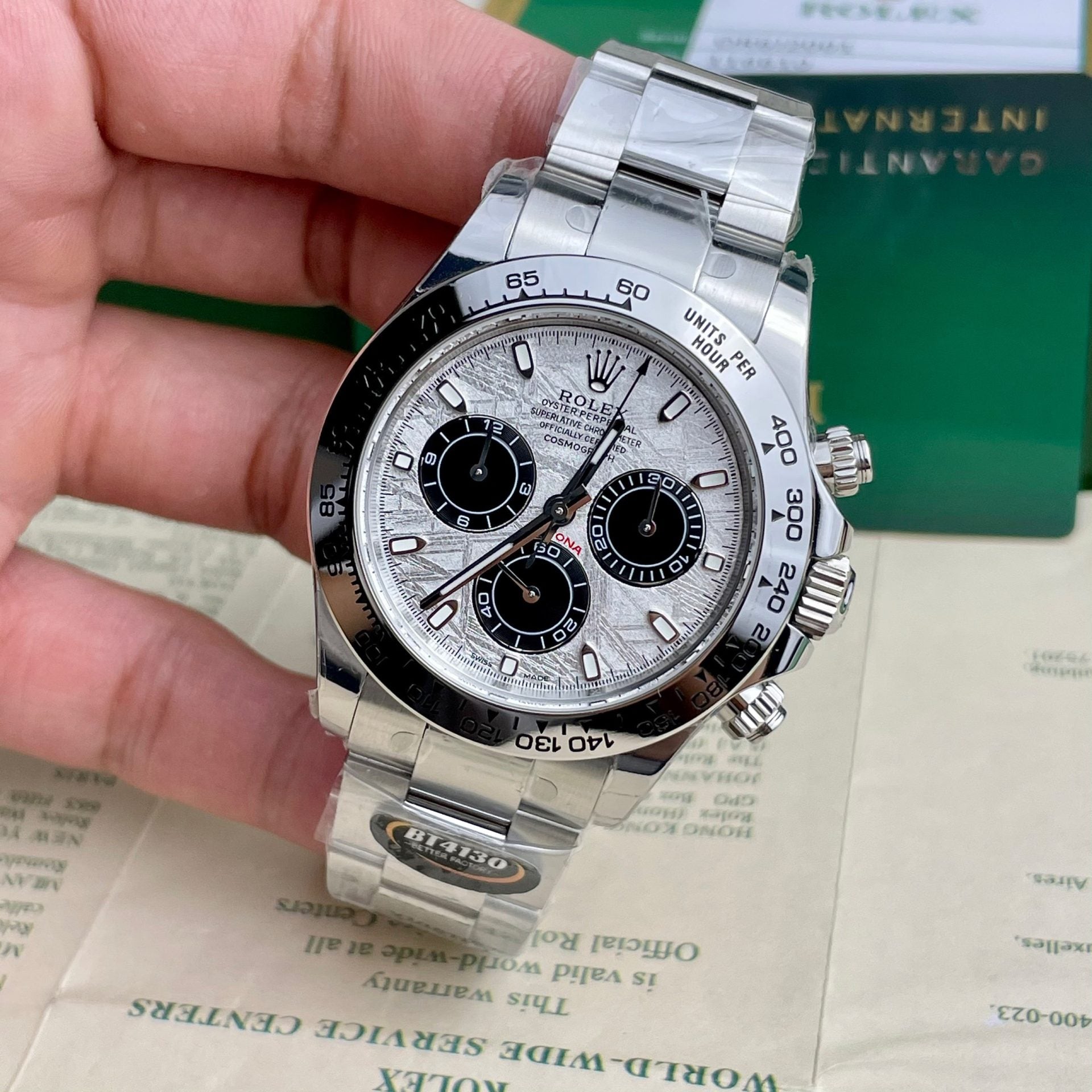 Rolex Cosmograph Daytona 116509 Météorite Cadran 40 mm