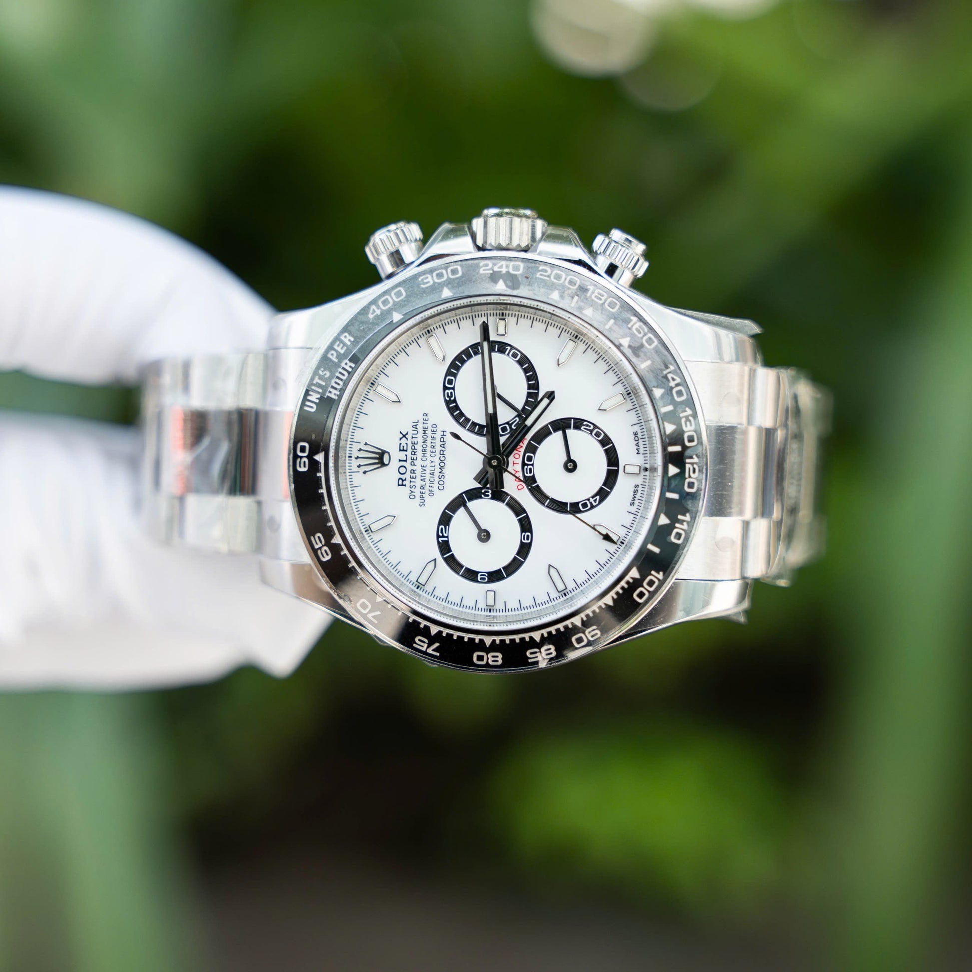 Rolex daytona 126500l panda calibre 4131 - 40mm