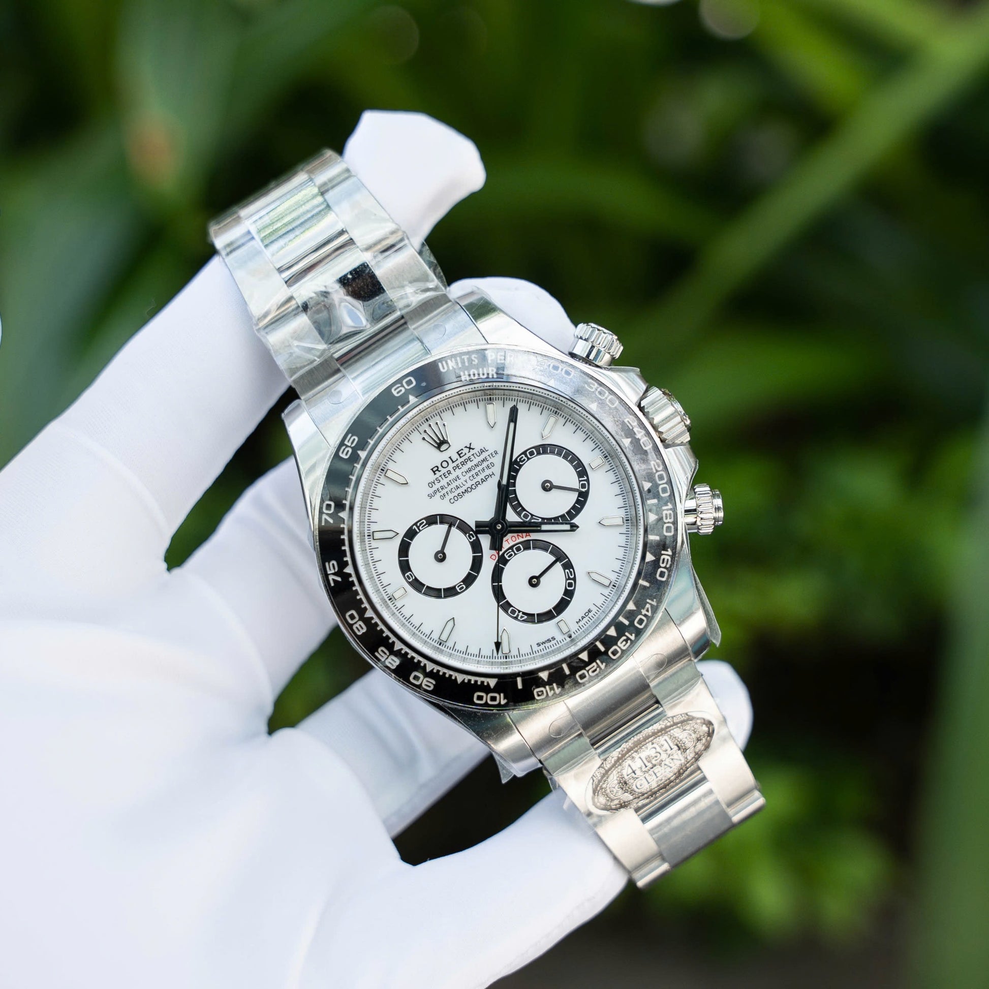 Rolex daytona 126500l panda calibre 4131 - 40mm