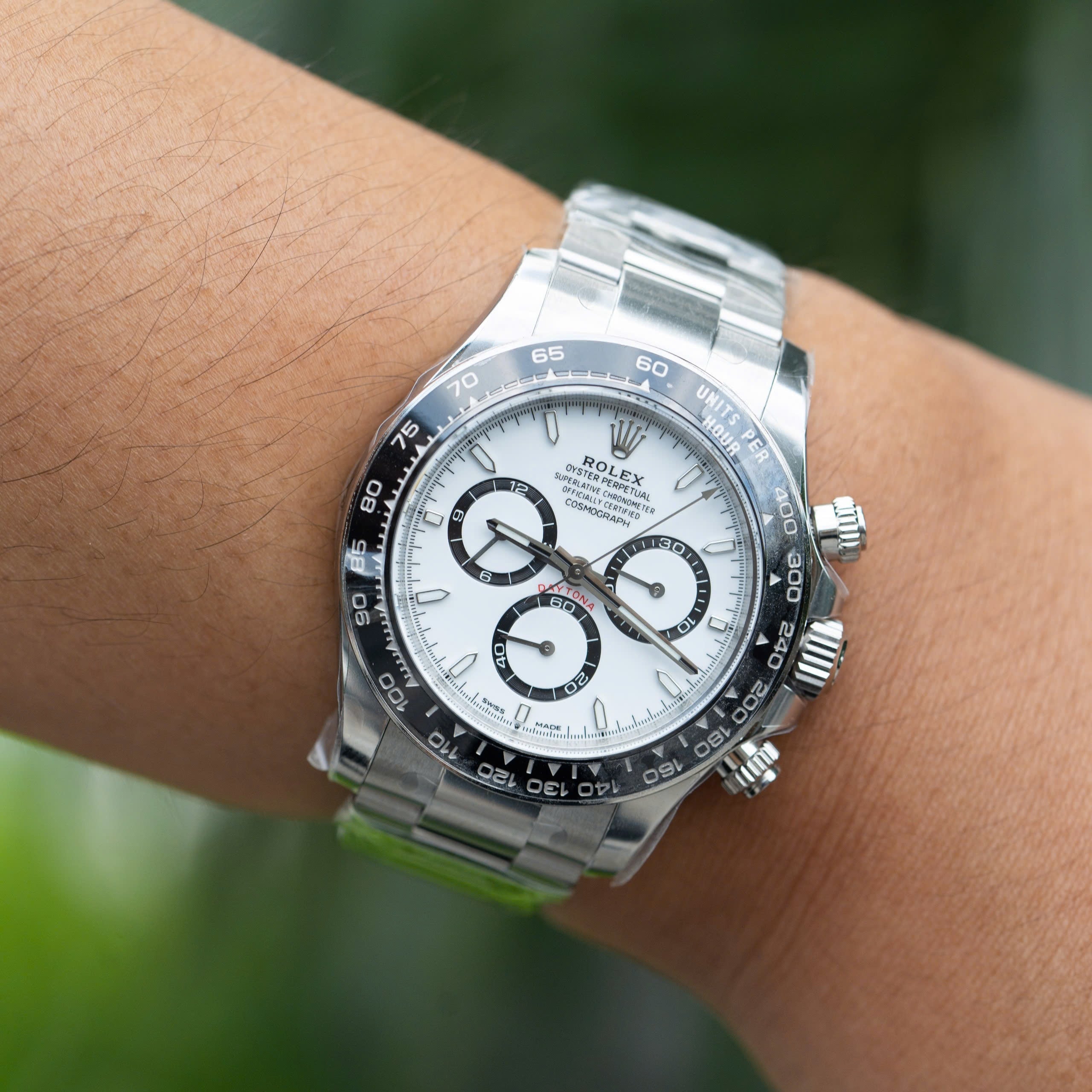 Rolex daytona 126500l panda calibre 4131 - 40mm