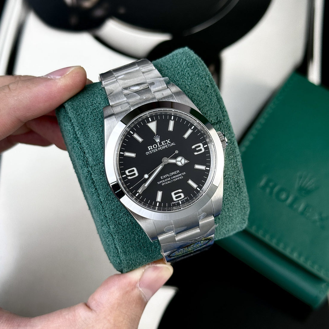 Rolex Explorer 214270 Black Dial 39mm