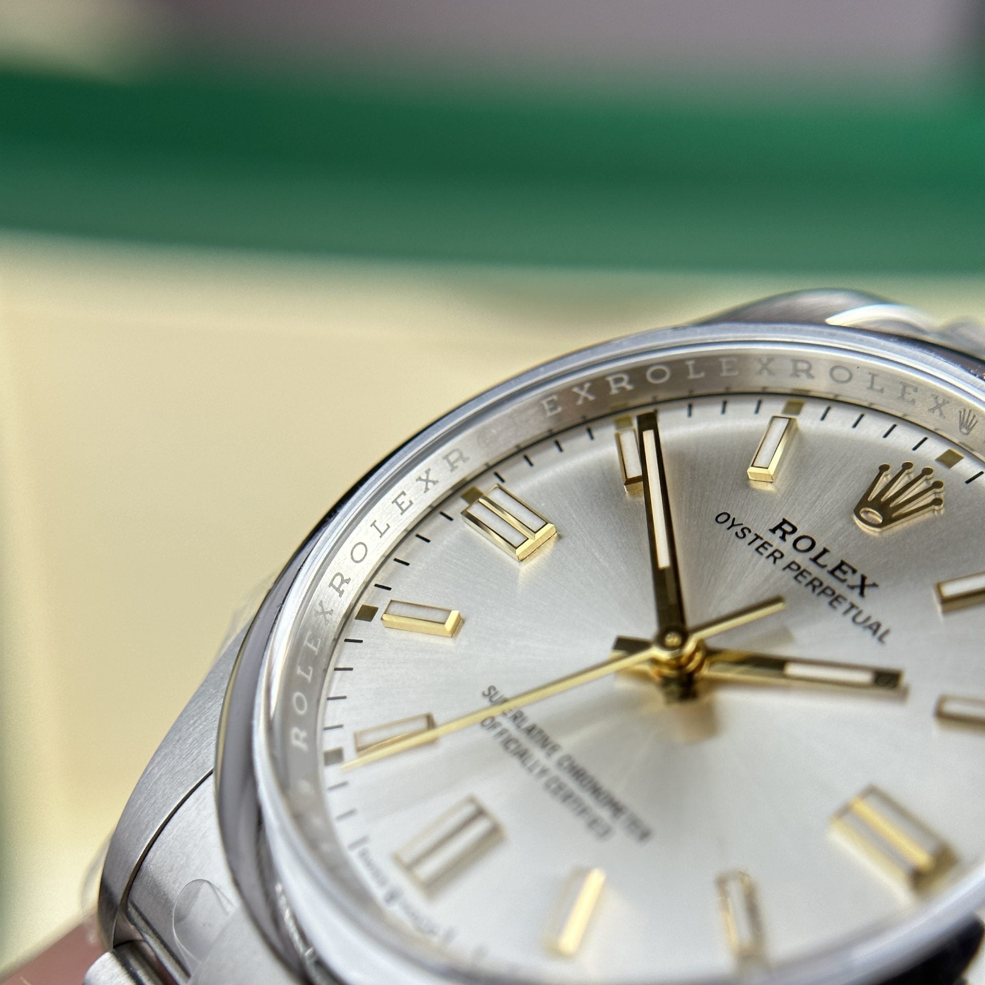 Rolex Oyster Perpetual 126000 Cadran argenté 36 mm